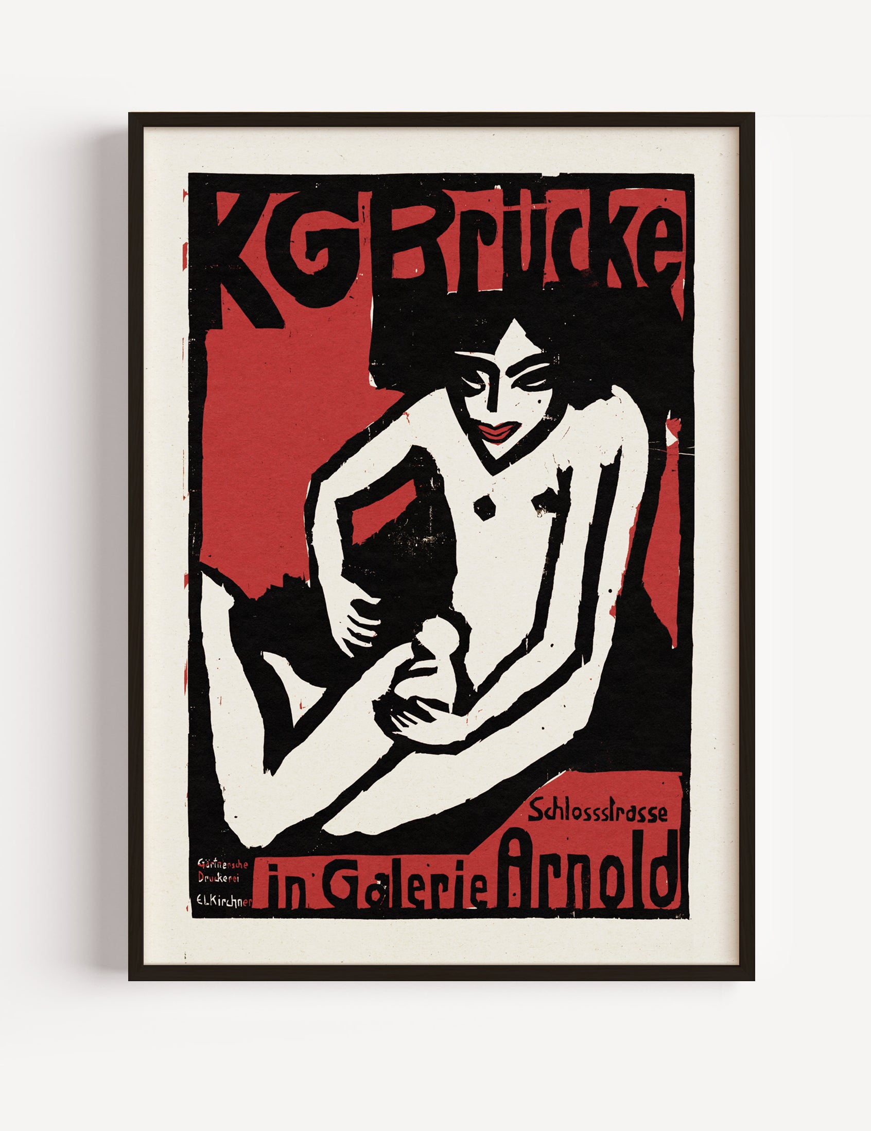 Ernst Ludwig Kirchner Exhibition Poster 1910
