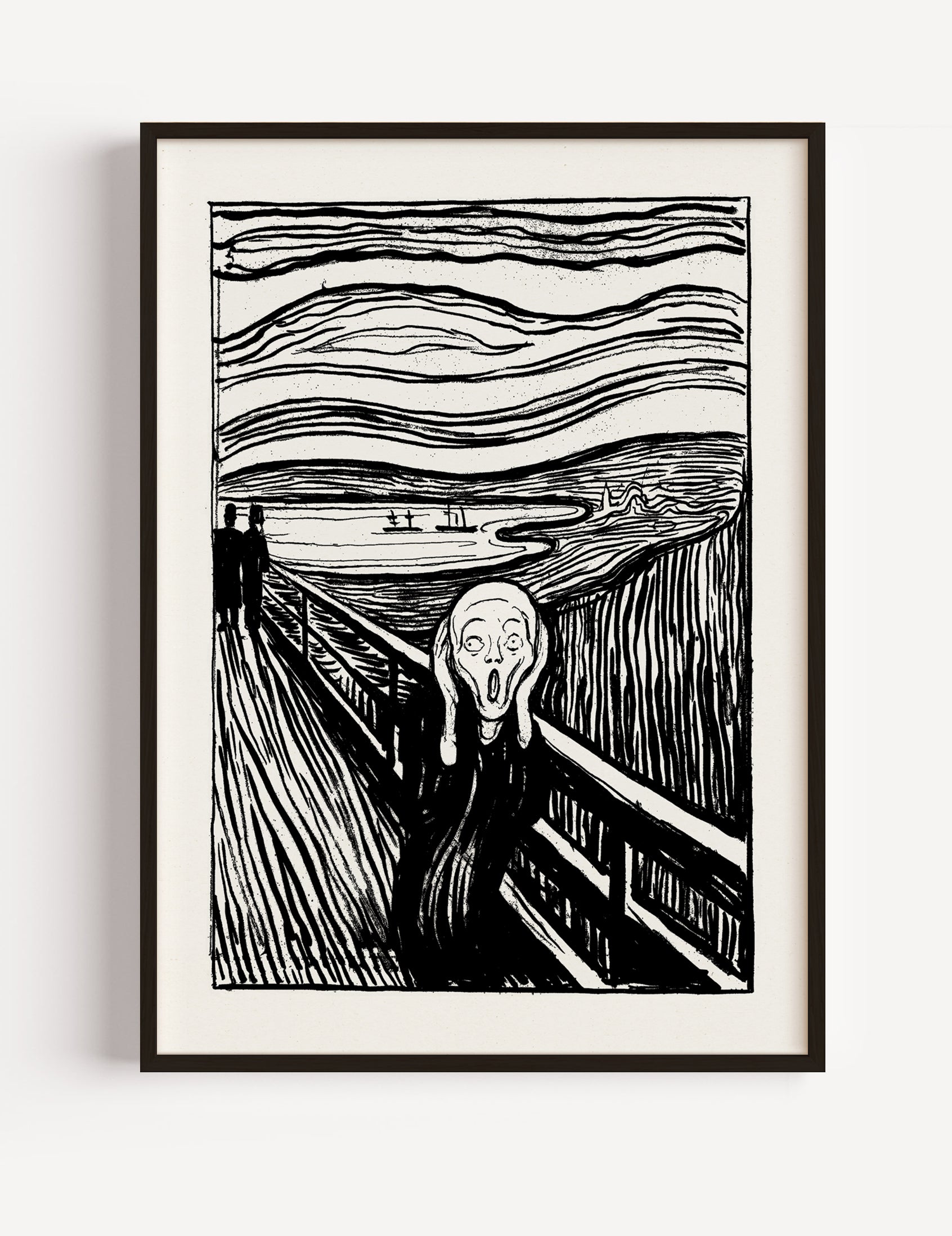 The Scream (1895) by Edvard Munch Poster