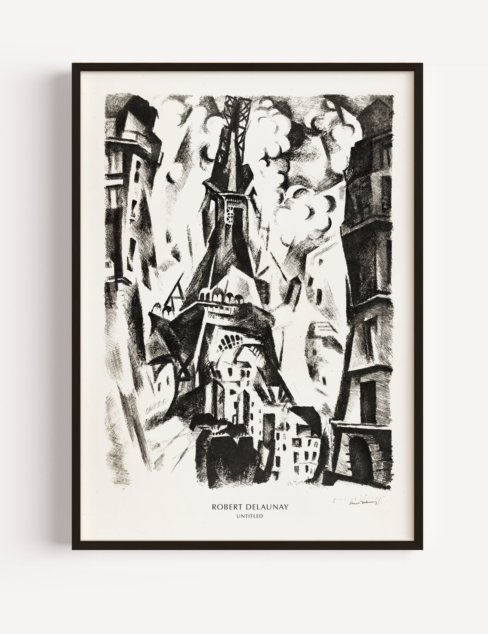 The Eiffel Tower (1885) by Robert Delaunay poster