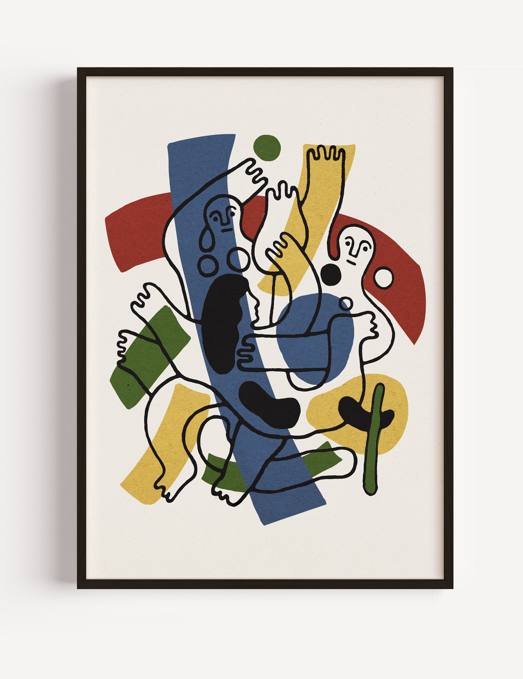Dance (1942) by Fernand Léger poster