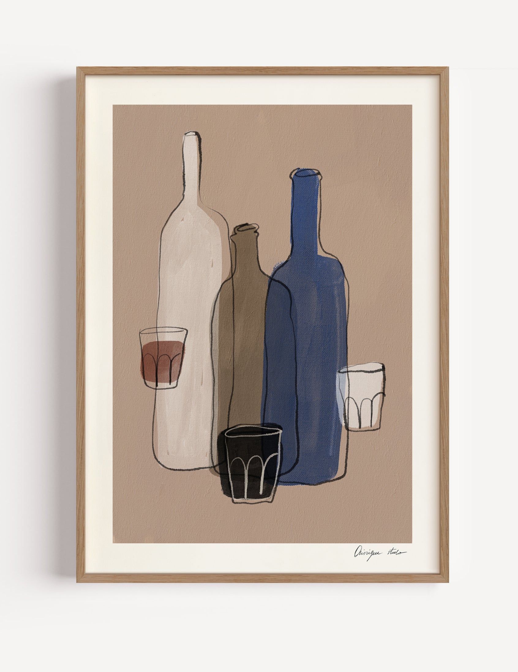 Art Bottles by Onirique Studio Poster