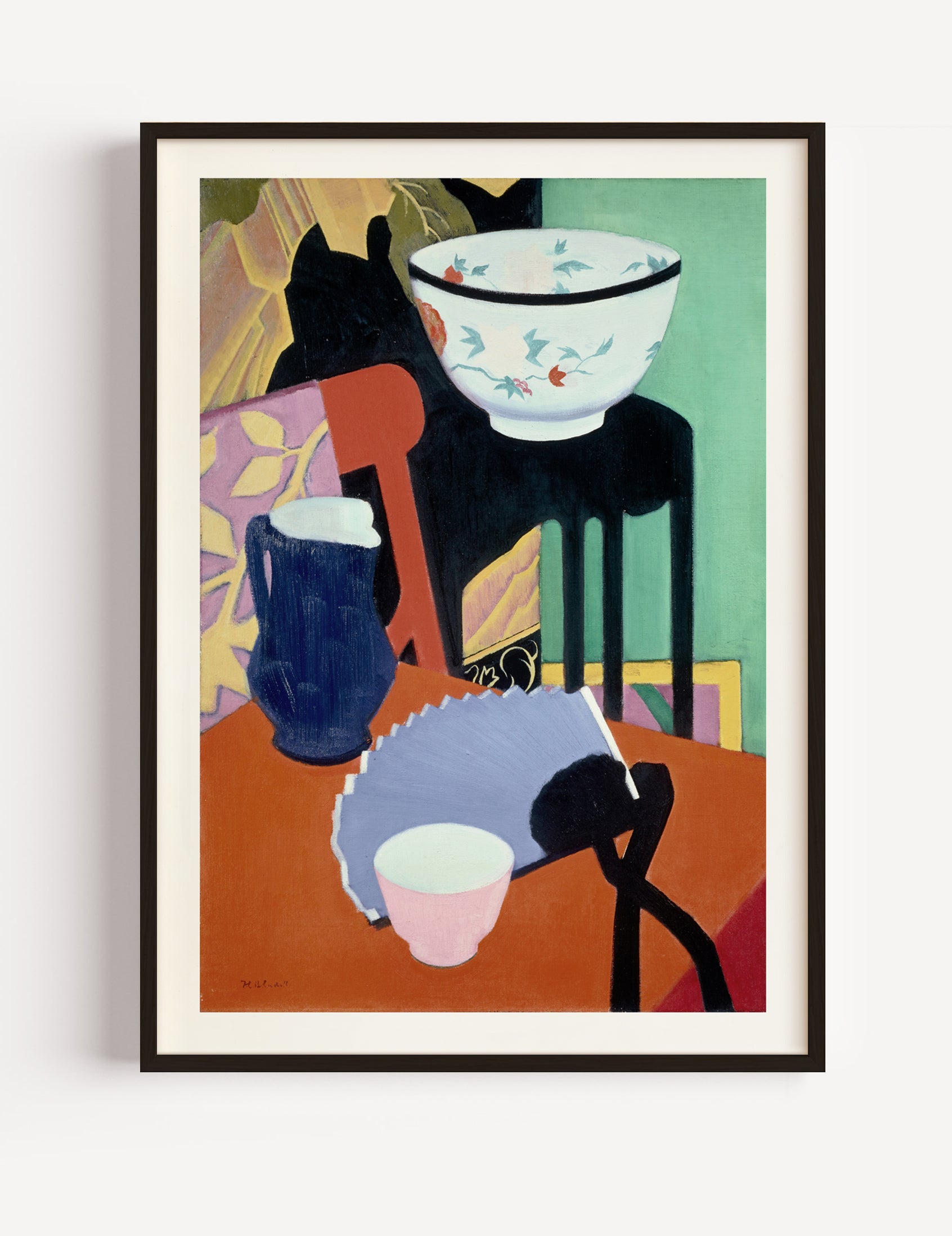 The Blue Fan by Francis Campbell Boileau Cadell 1921 Poster