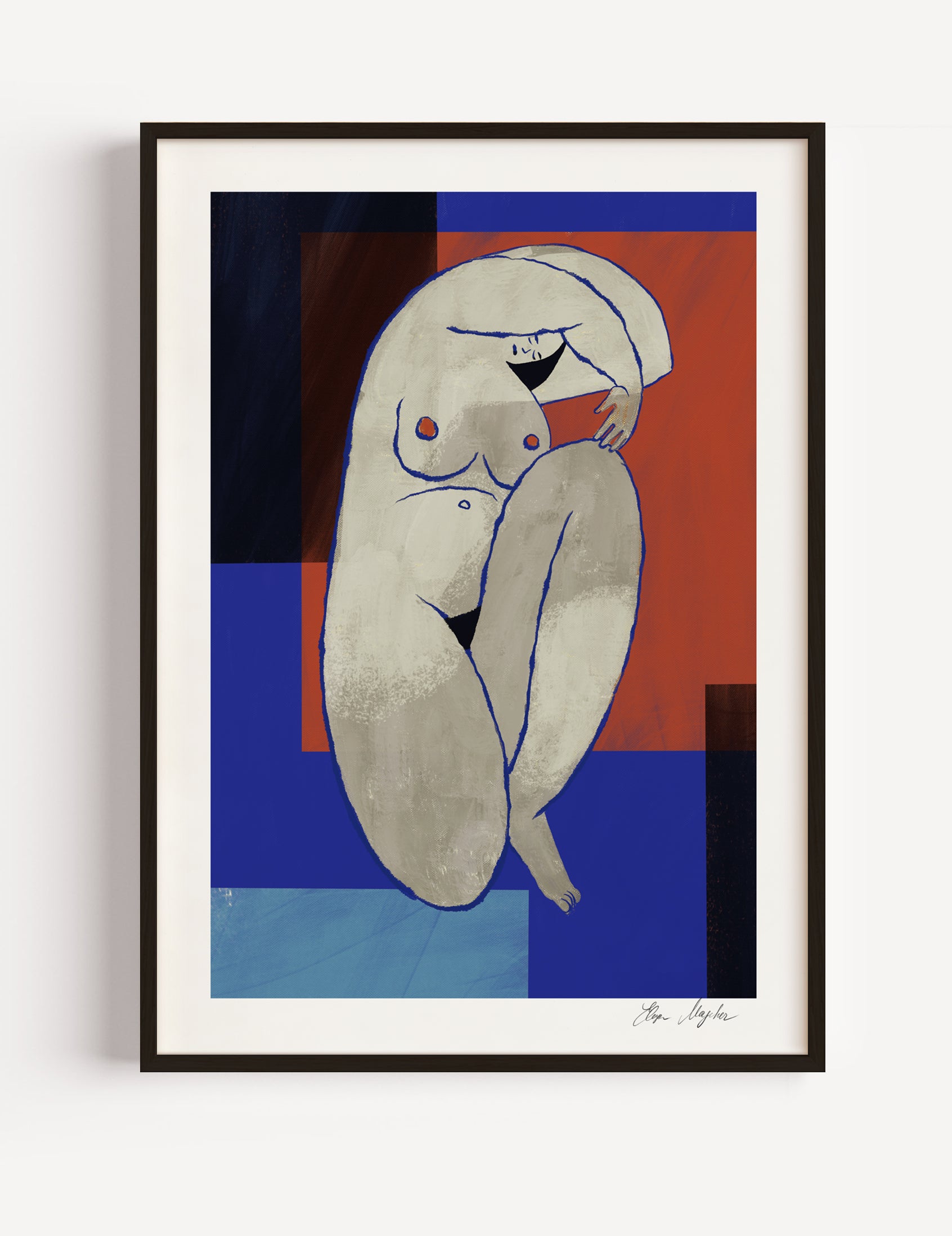 Woman Figure by Eliza Majcher Poster