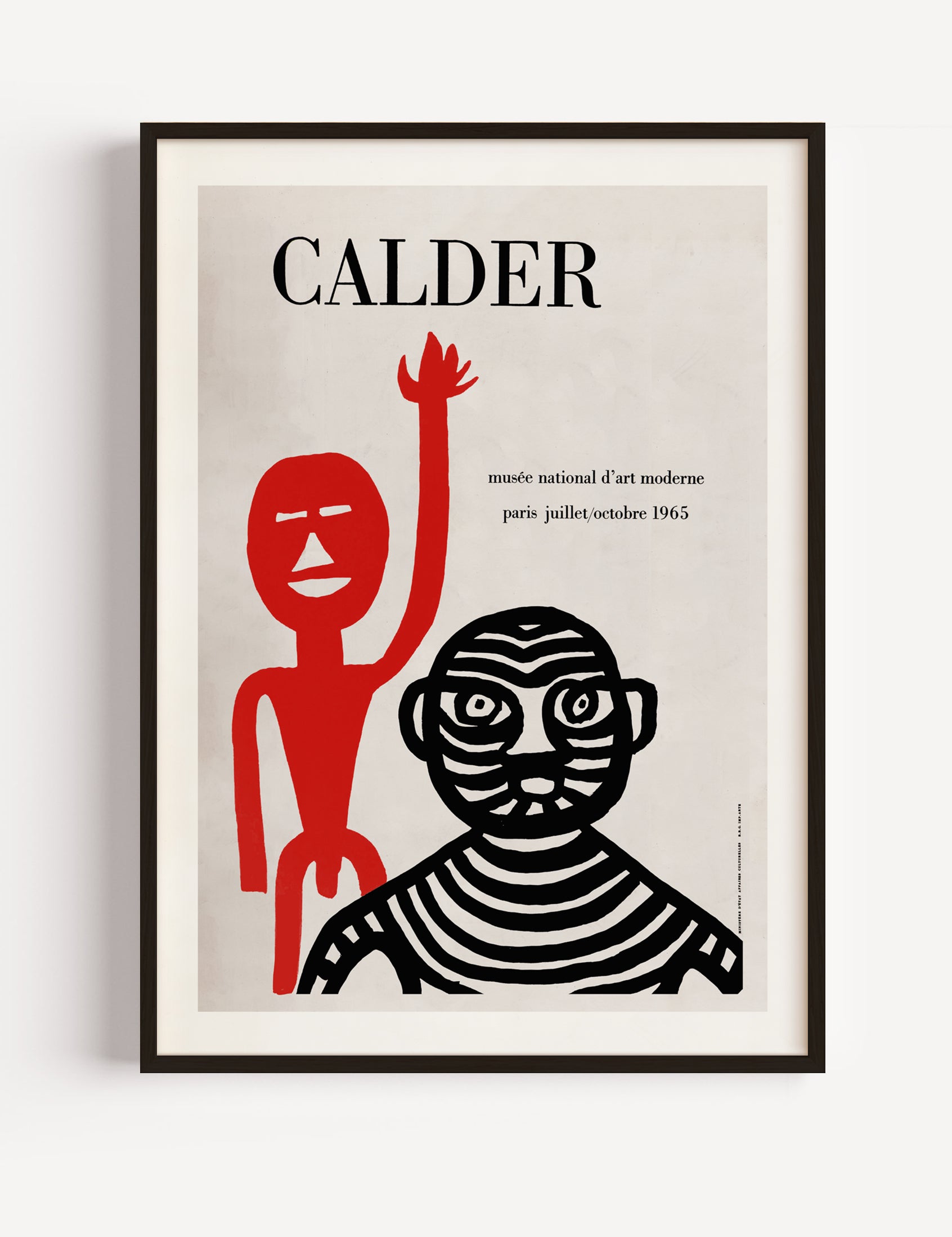 Alexander Calder 1965 Paris exhibition Poster