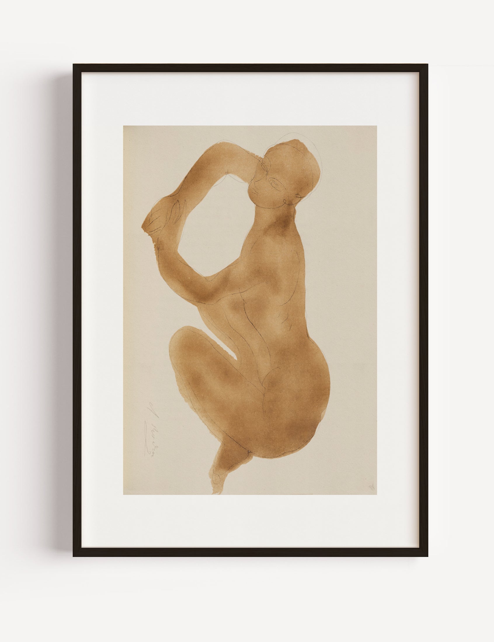 Nude by Auguste Rodin Poster
