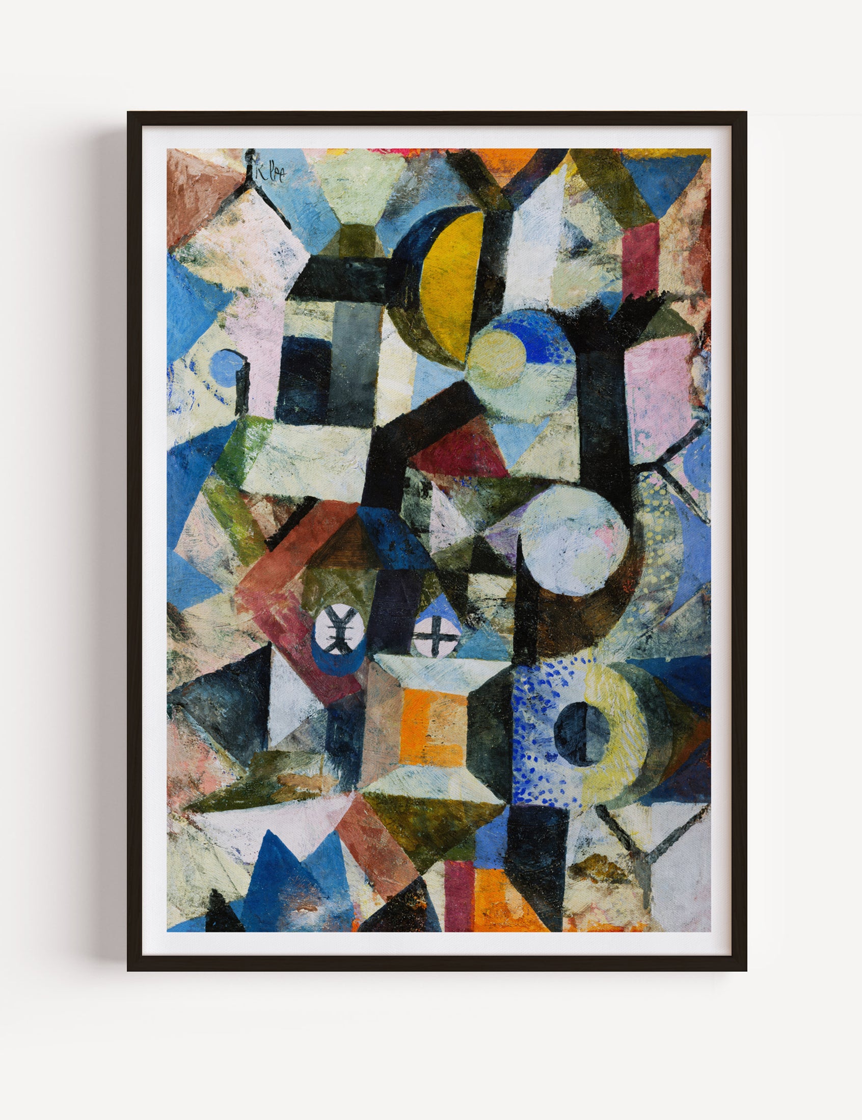 Paul Klee - Composition With The Yellow Half-Moon And The Y,  1918 Poster