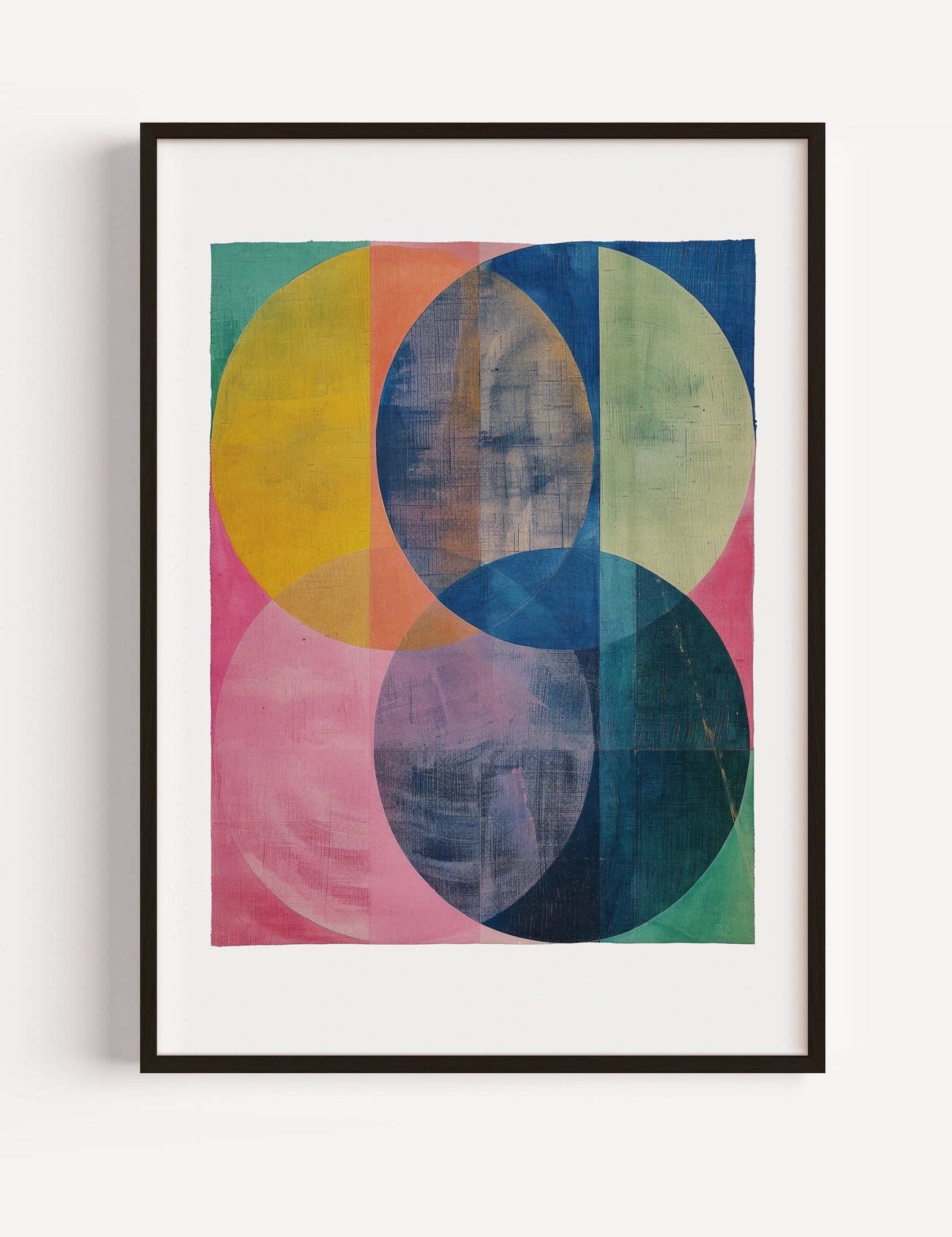 Geometric Shapes Composition No. 2 Poster