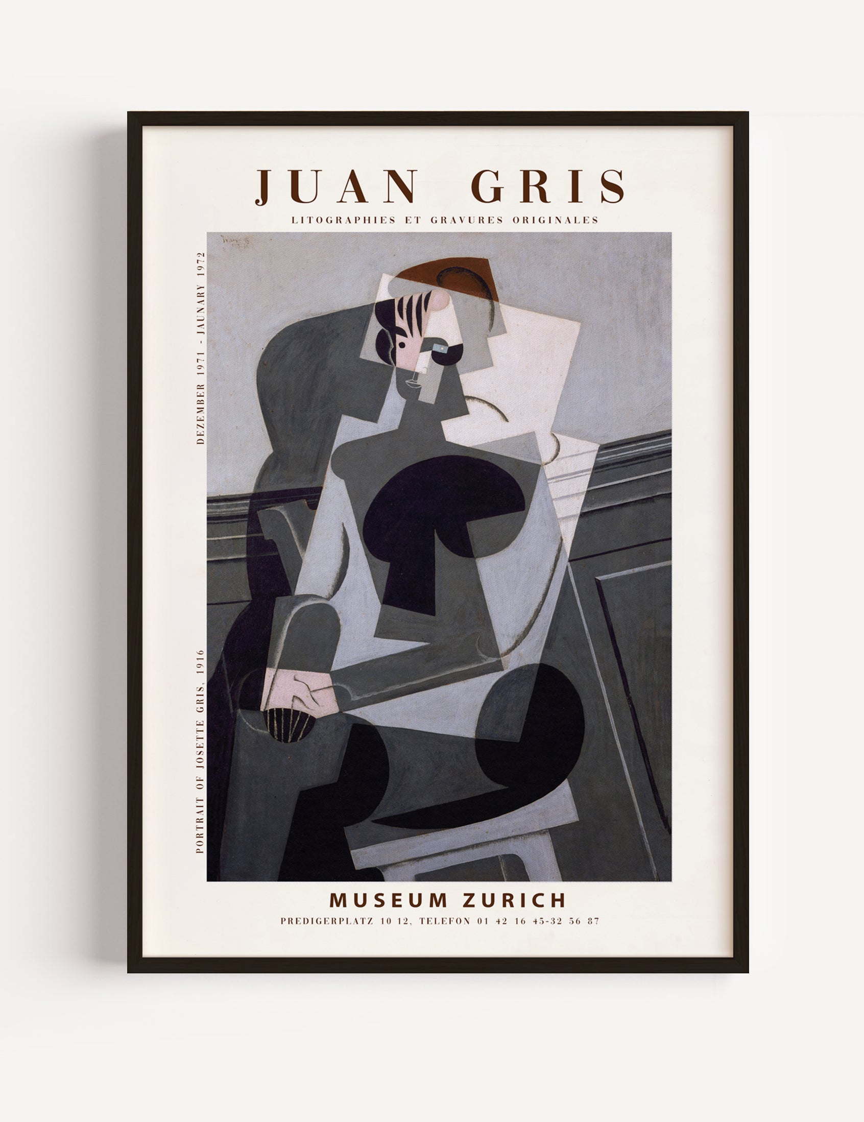 Juan Gris Exhibition Poster