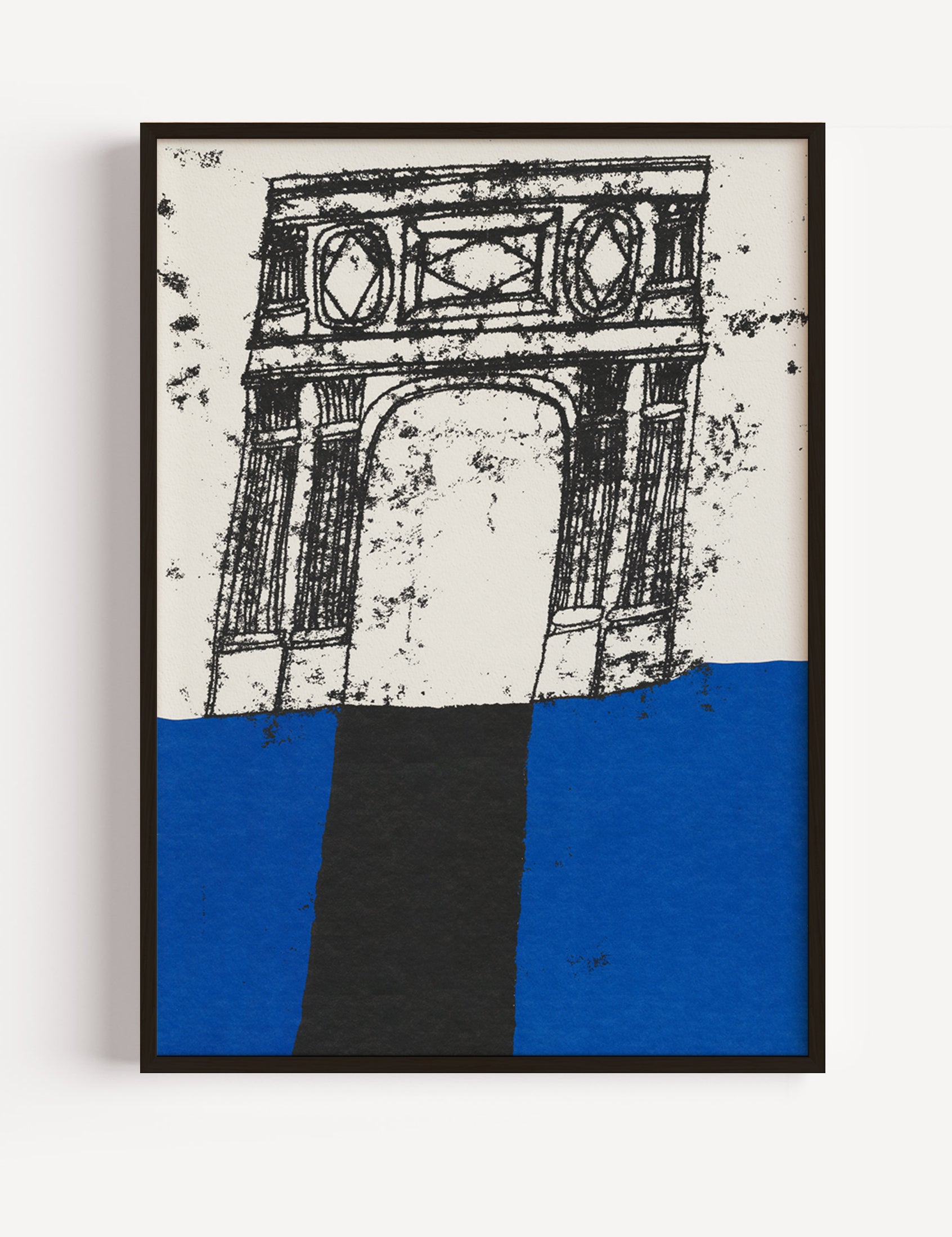 Archway woodcut, Carol Summers , 1967 Poster