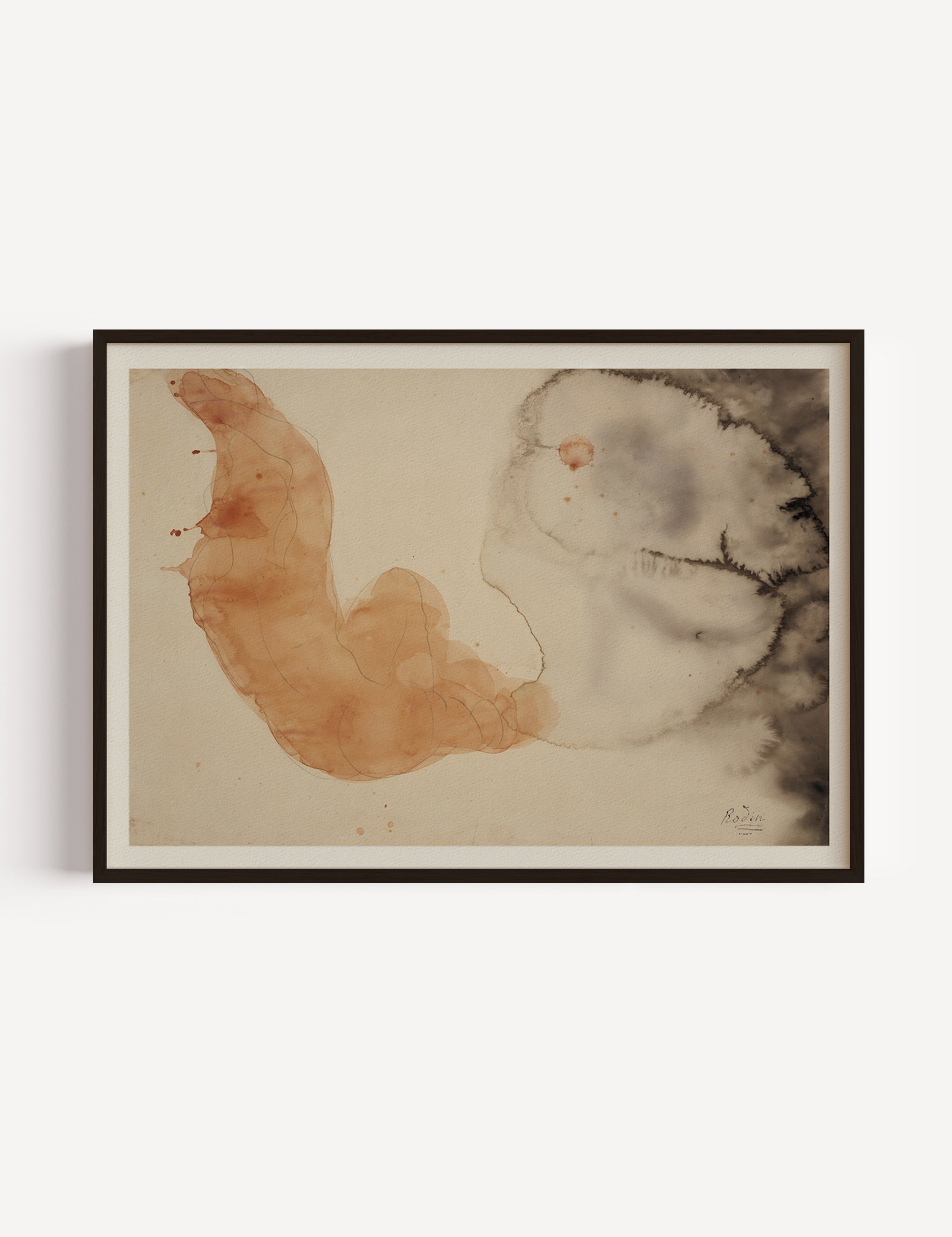Abstraction Ecstasies by Auguste Rodin Poster