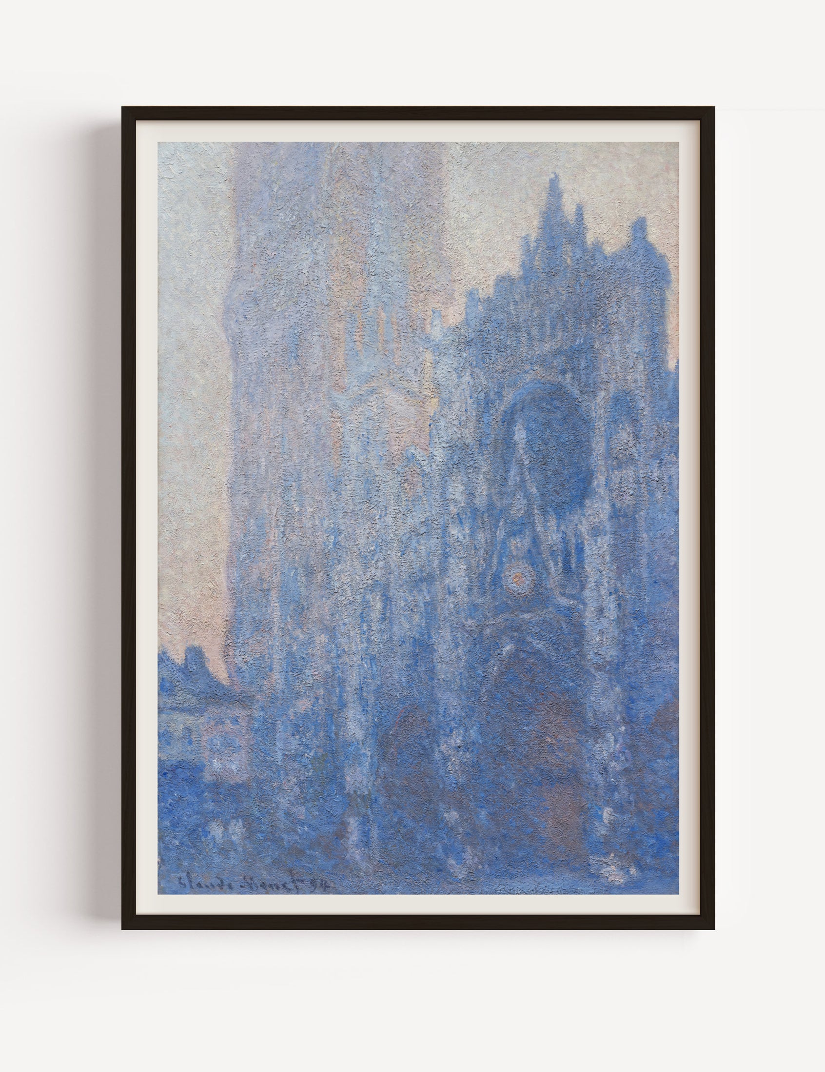 The Portal of Rouen Cathedral by Claude Monet, 1894 Poster