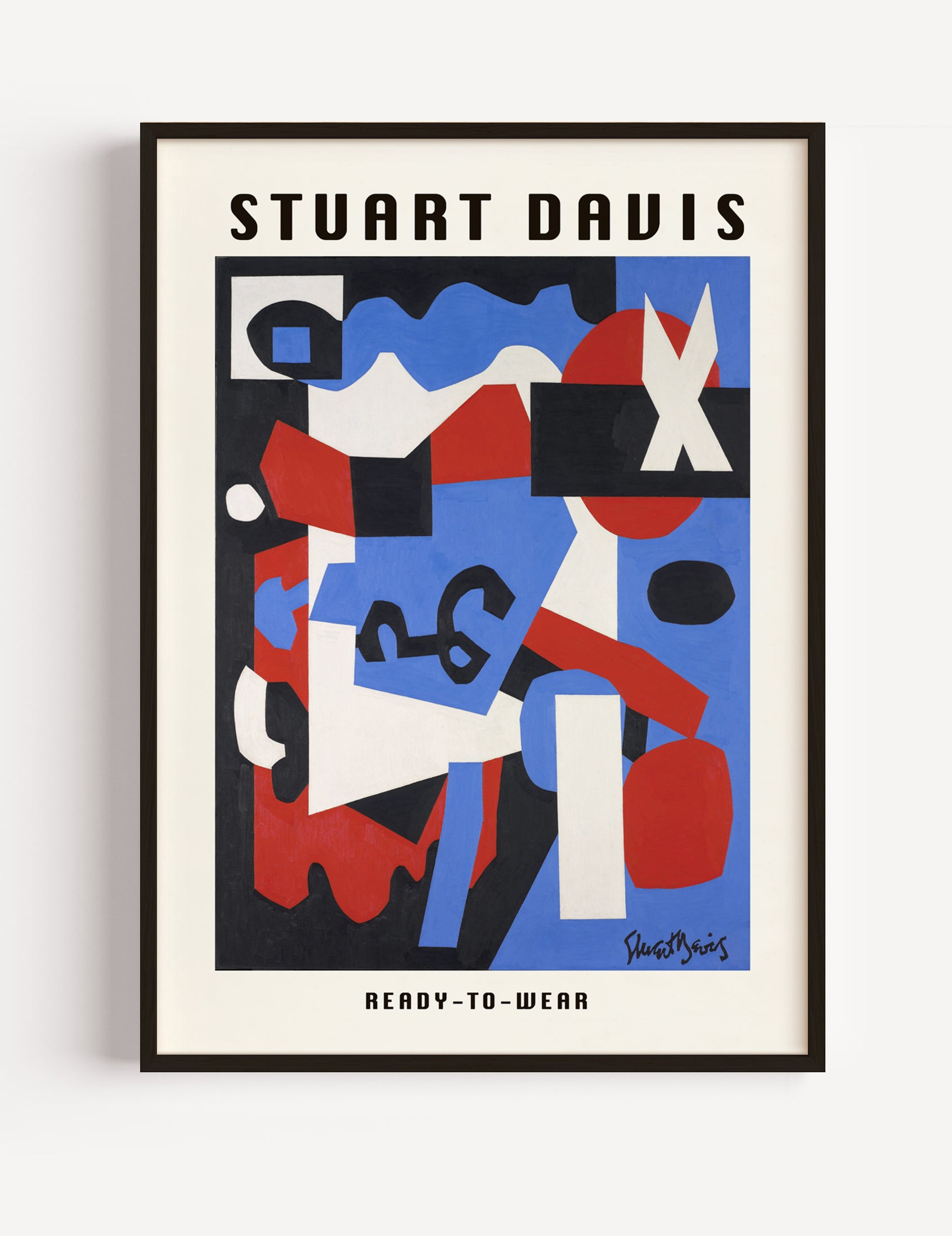 Edward Stuart Davis, Ready-to-wear, 1955 Poster