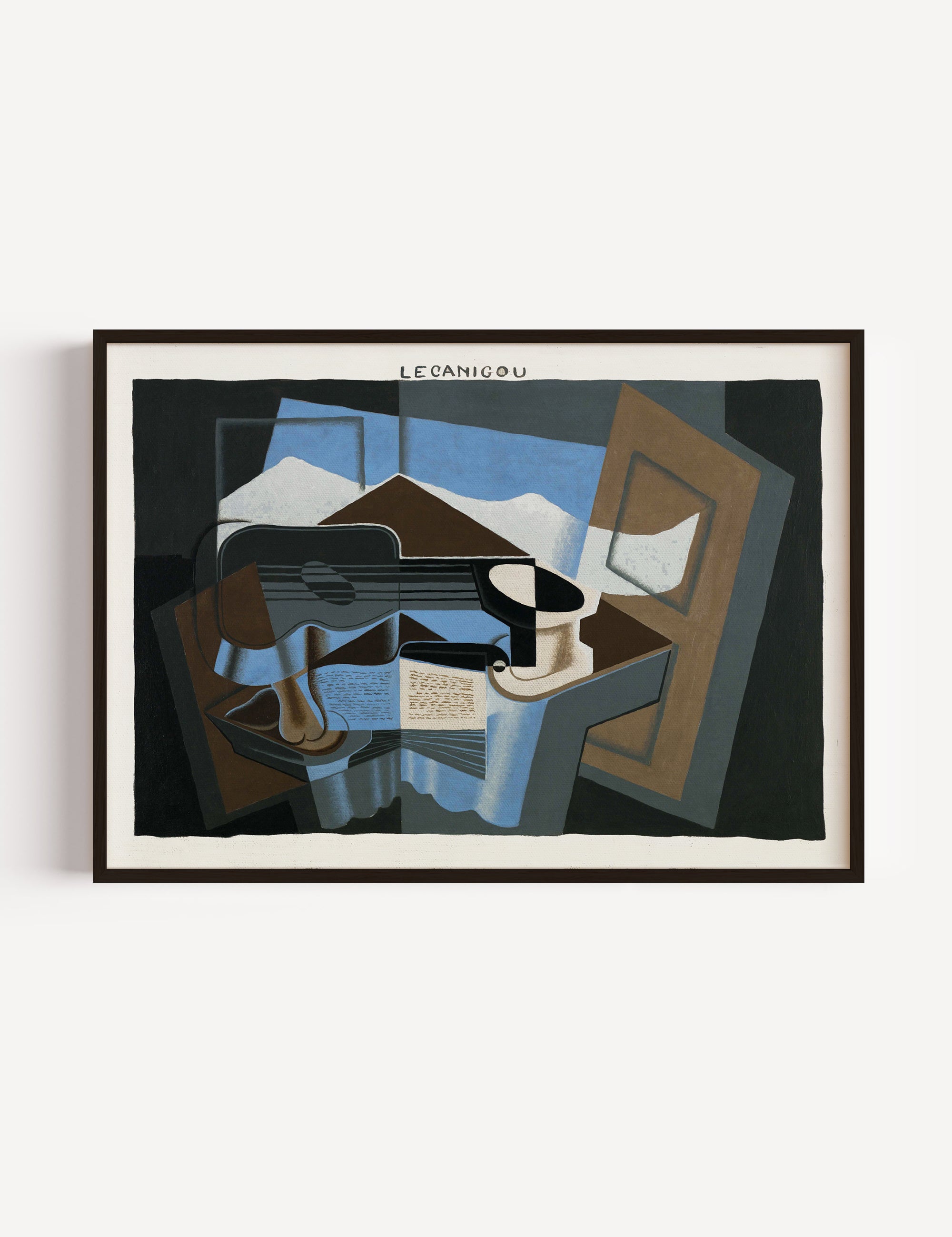 Still Life with Guitar by Juan Gris Poster