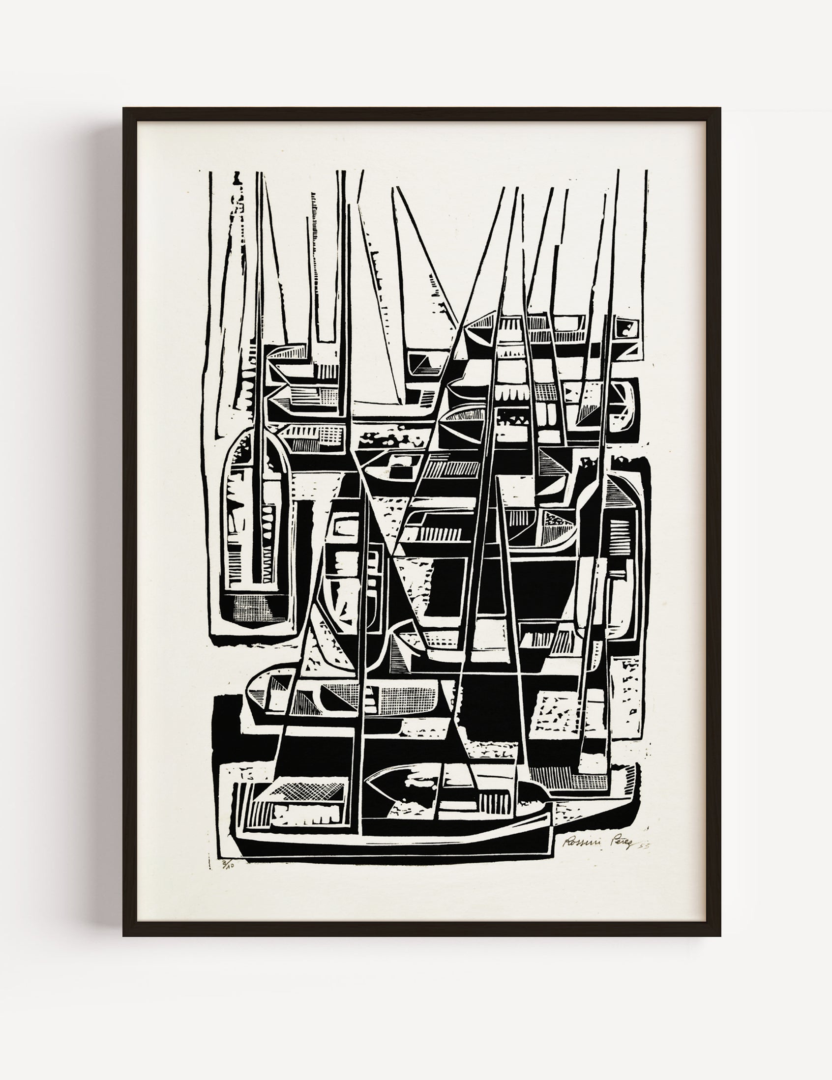 Boats by Candido Portinari Poster