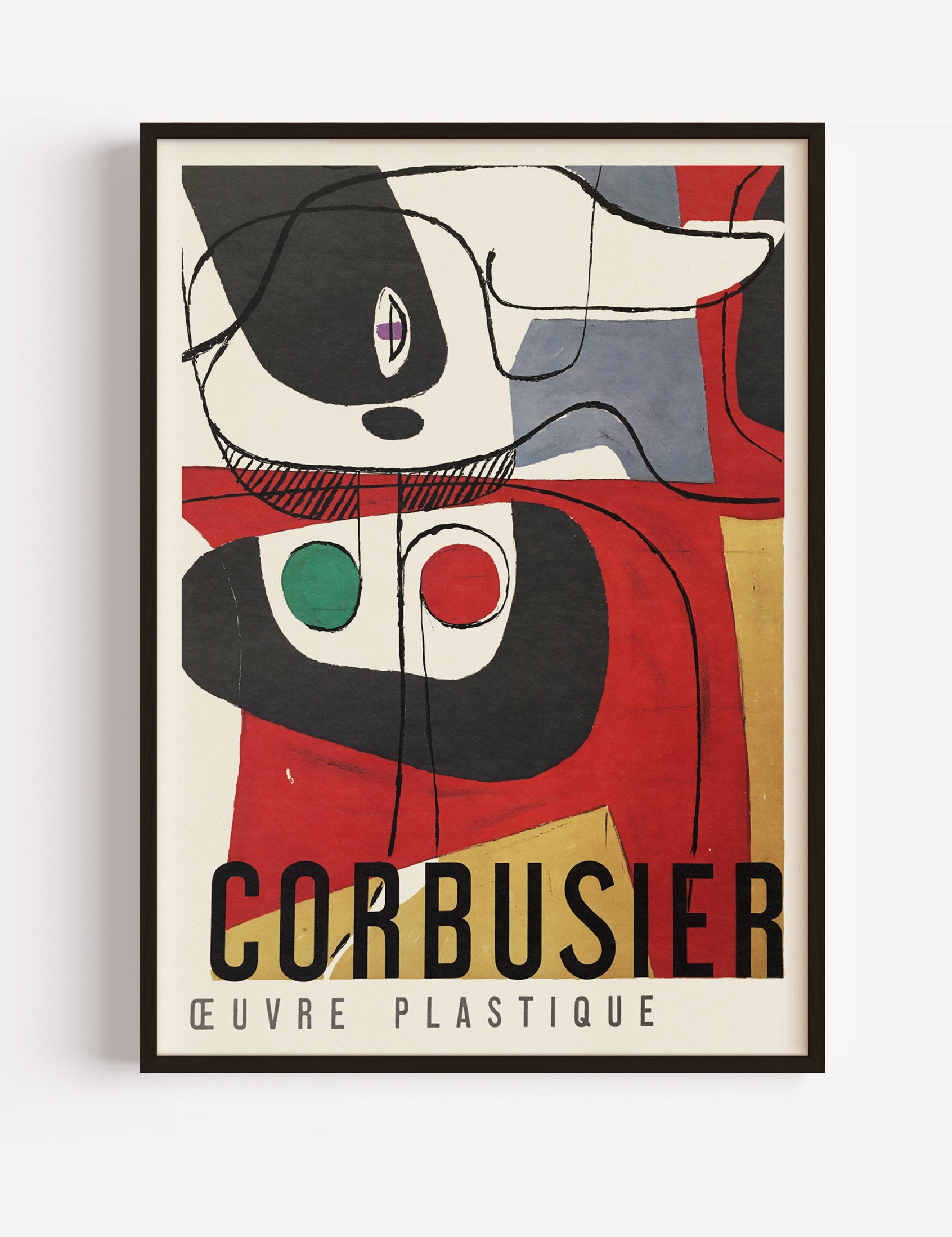 Le Corbusier Vintage Exhibition Poster