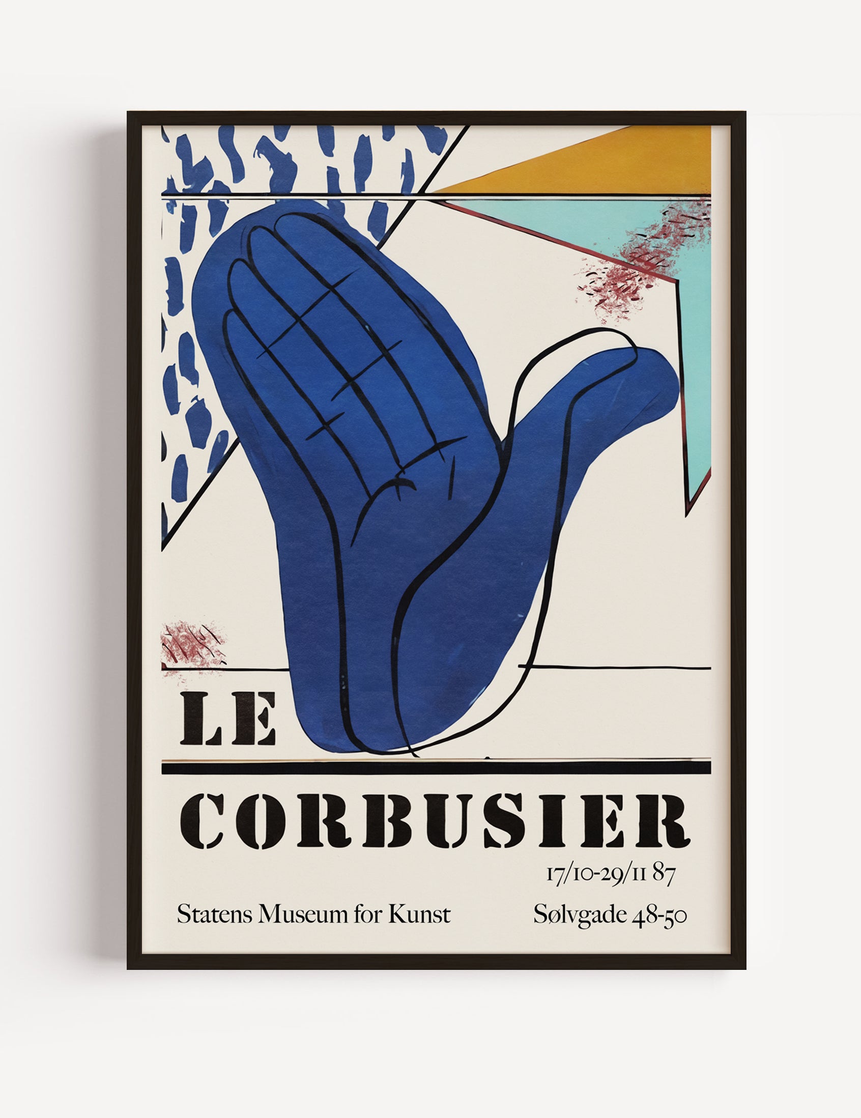 Le Corbusier Vintage Exhibition Poster