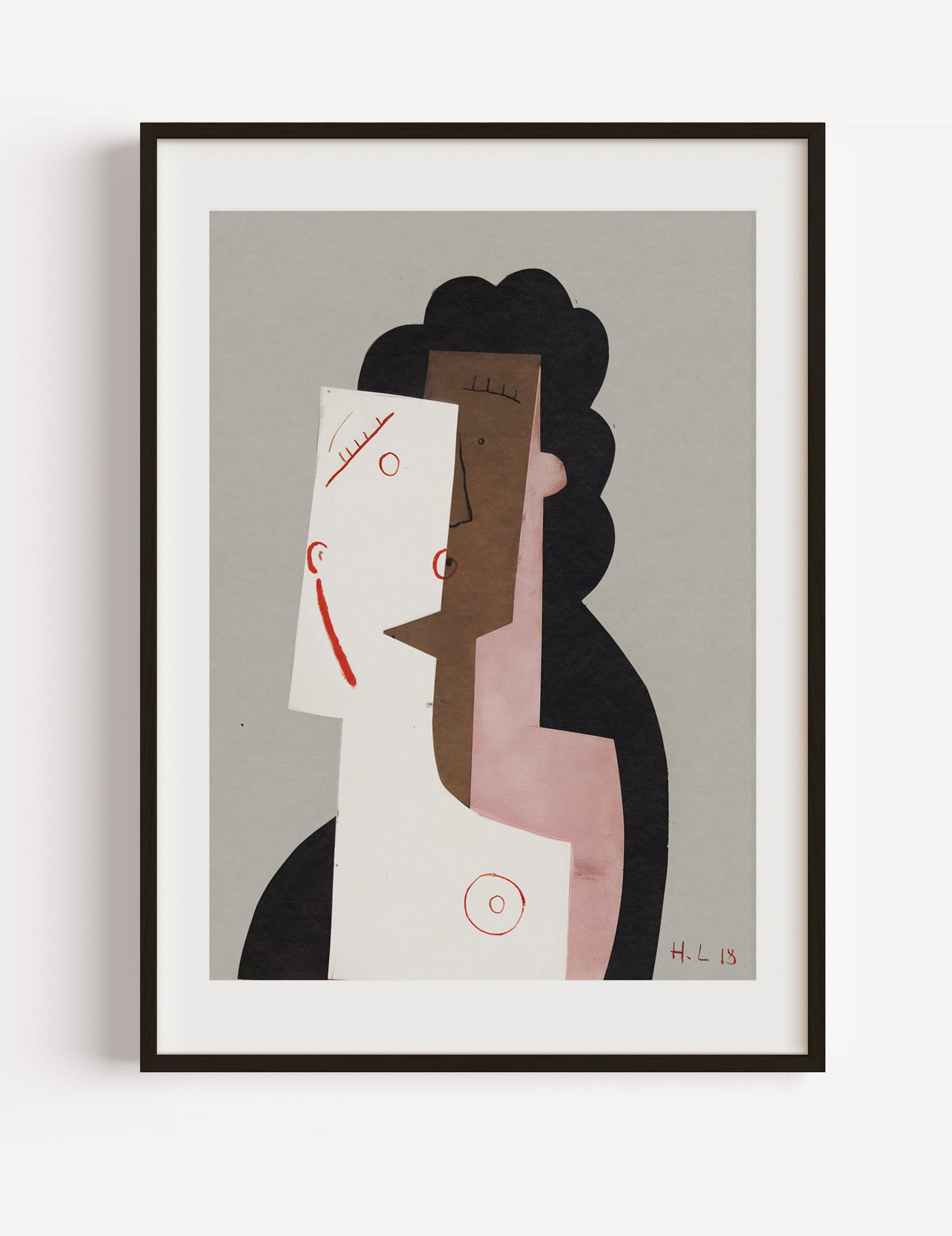 Cubist Couple by Henri Laurens Poster