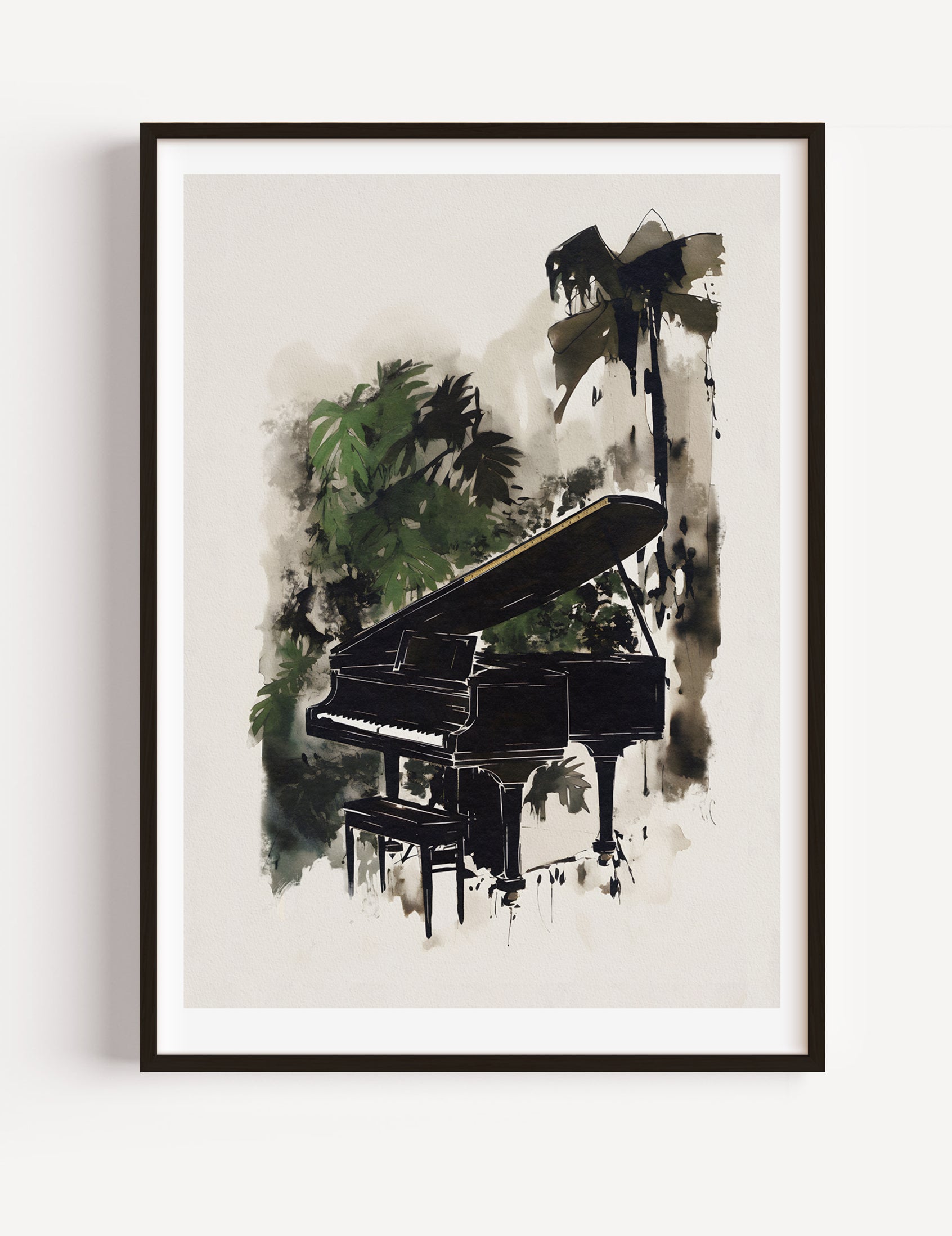 Piano in the Jungle by Studio Manufaktura Poster