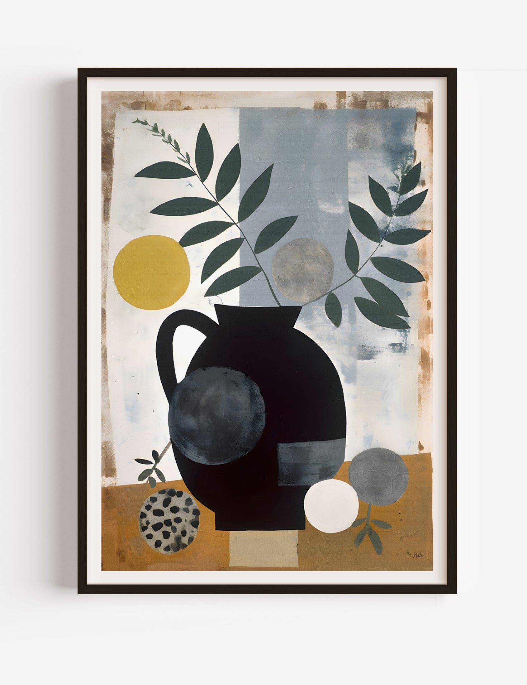 Still Life with Black Vase Poster