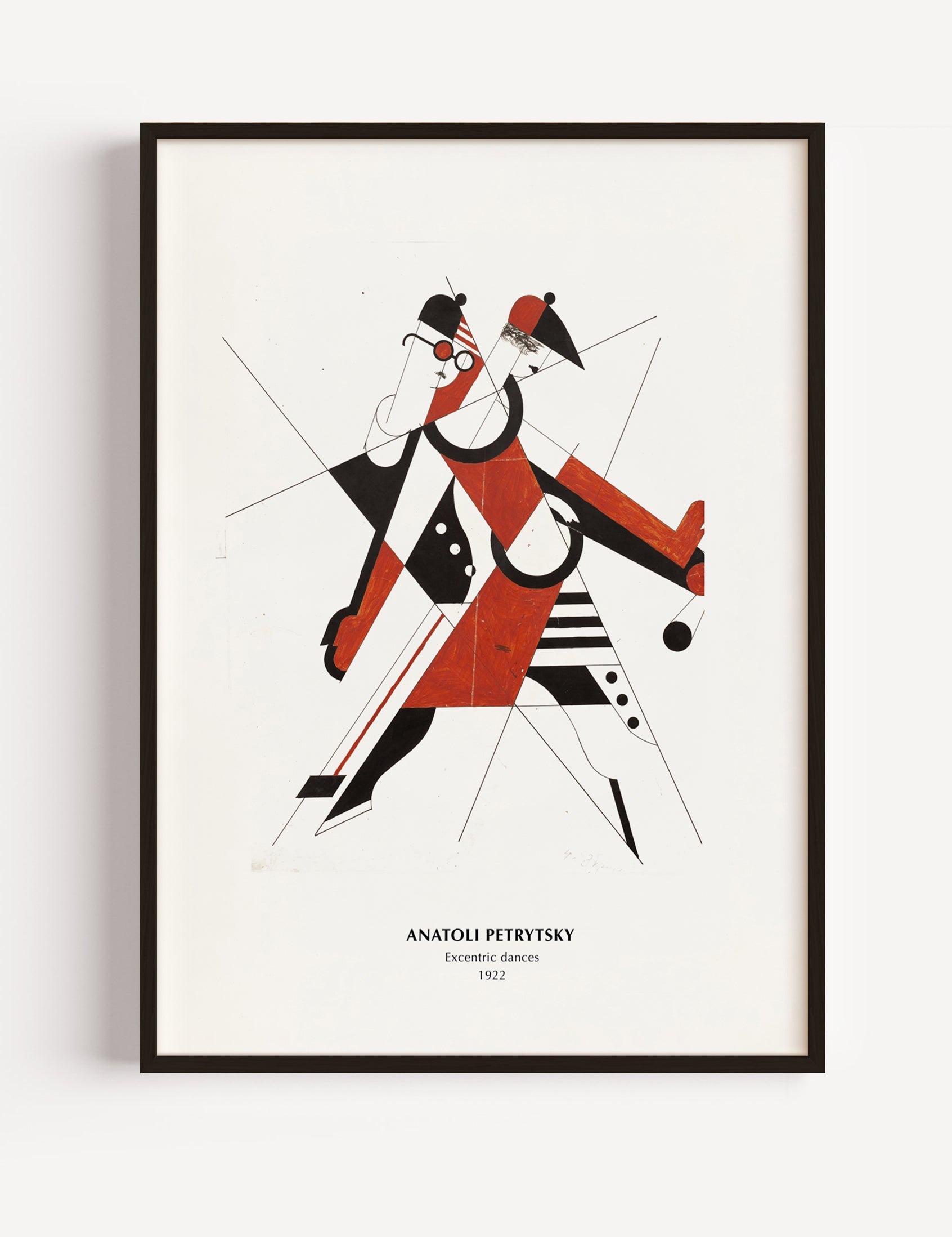Anatoli Petrytsky, Excentric Dances, 1922 Poster