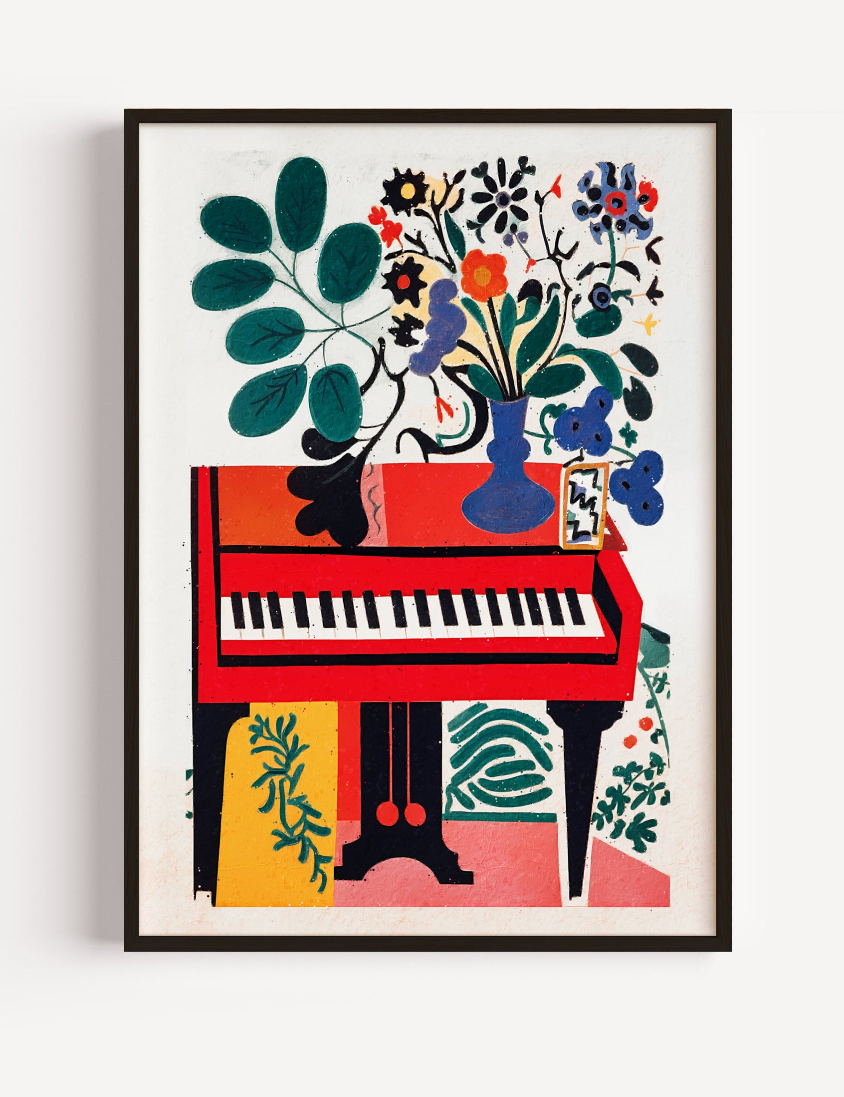 Red Piano by Studio Manufaktura Poster