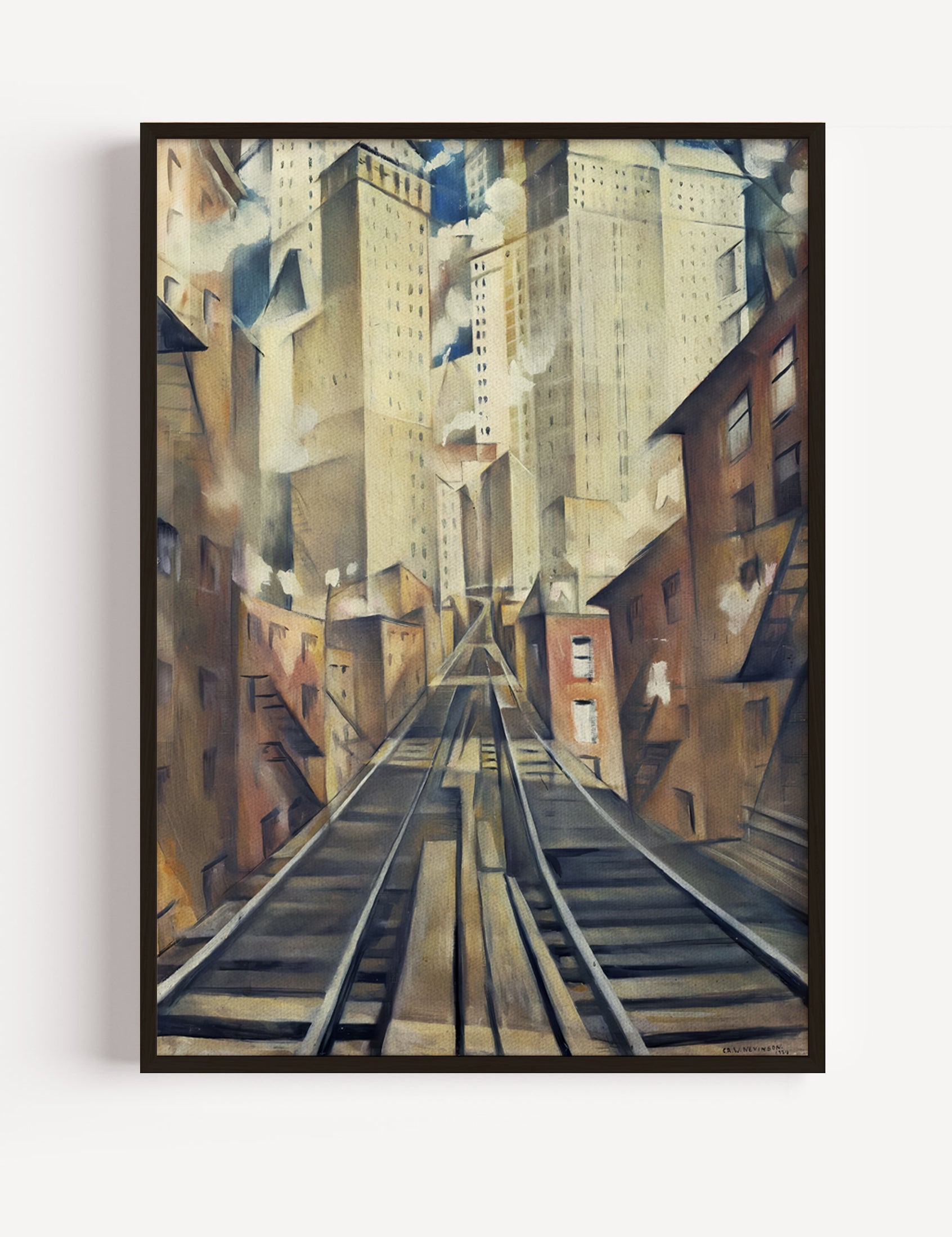 The Soul of a Soulless City (New York) by Christopher R. W. Nevinson Poster