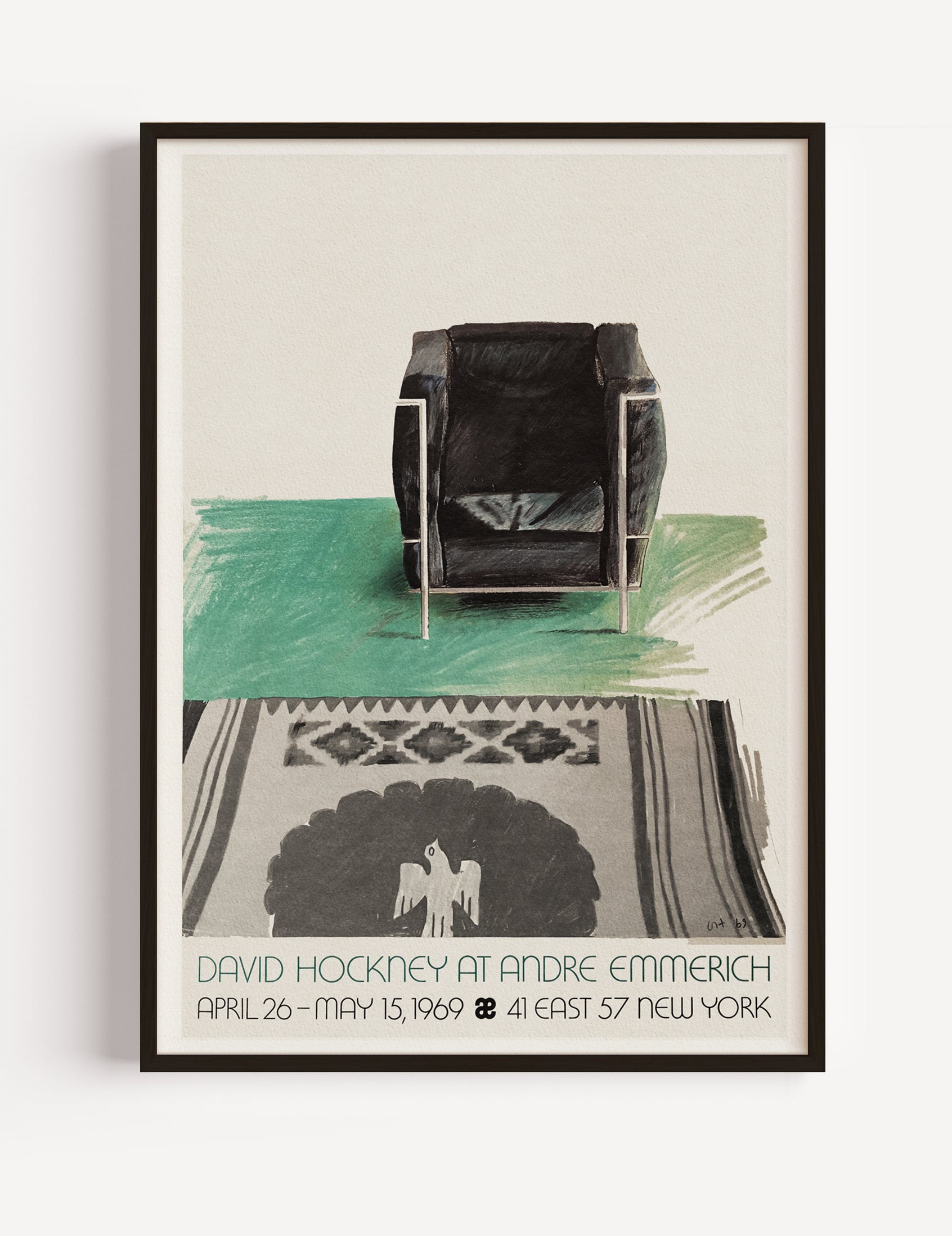 David Hockney, Wxhibition Poster, 1969