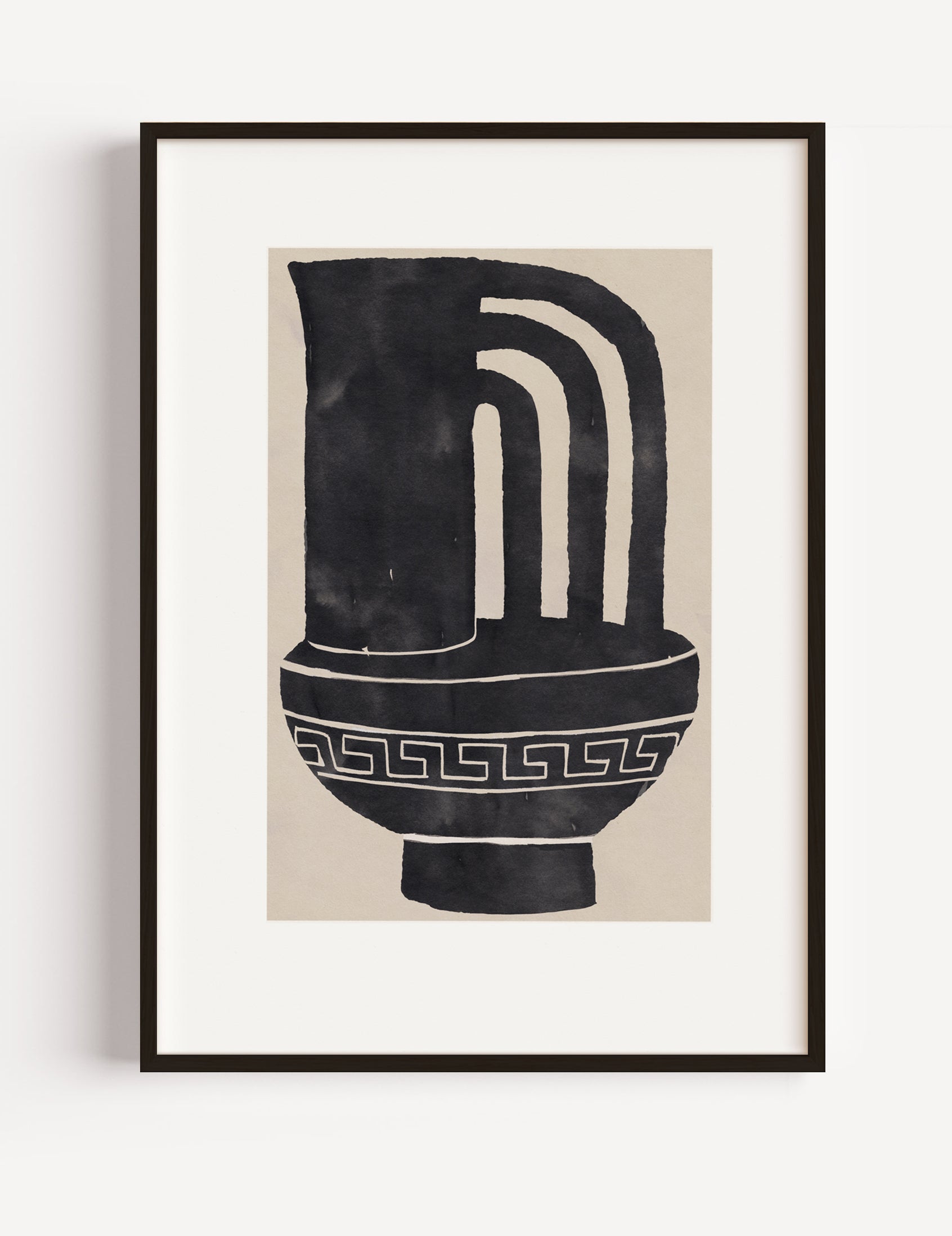 Graphic Greek Vase by Eliza Majcher Poster