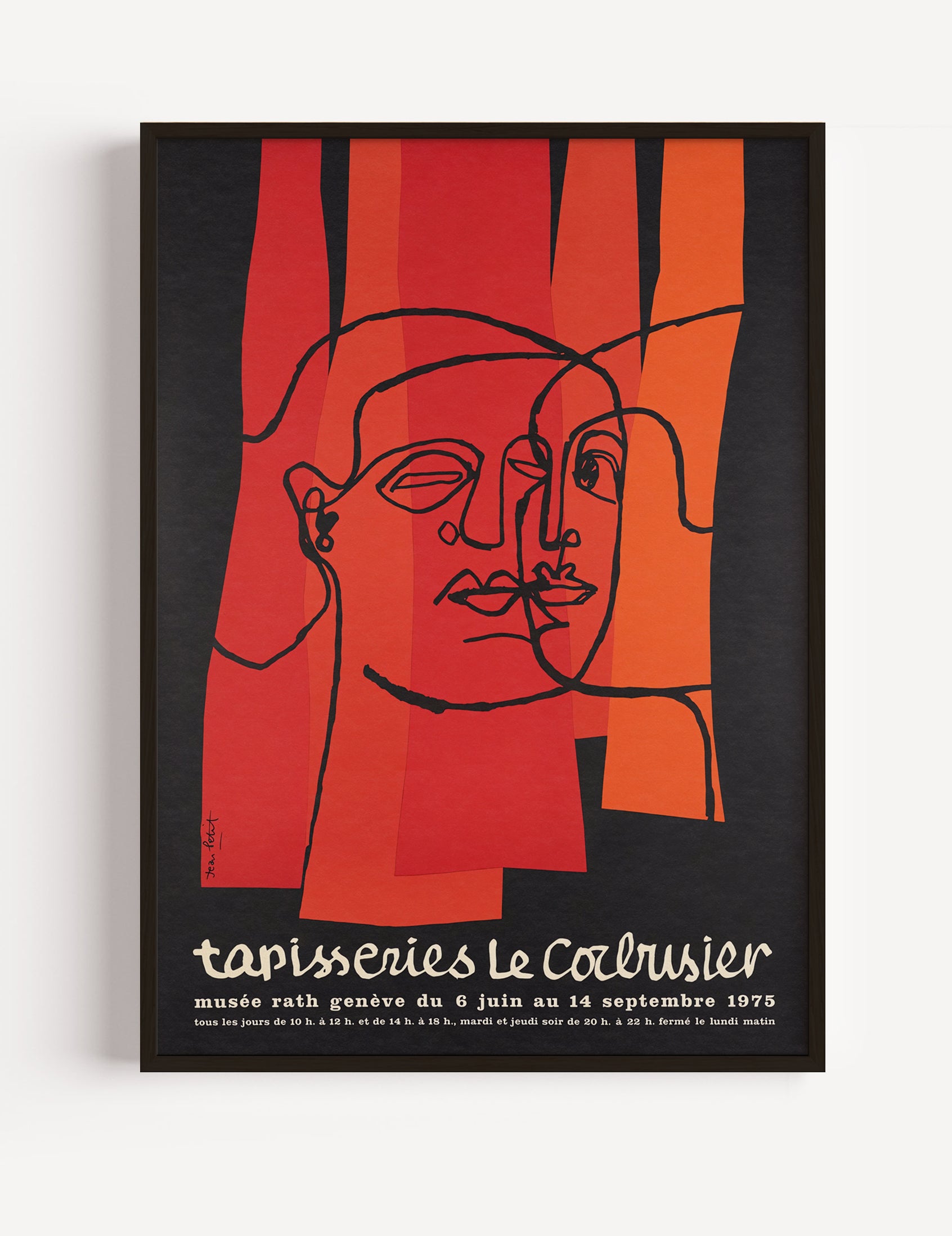 Le Corbusier exhibition poster 1975 Poster