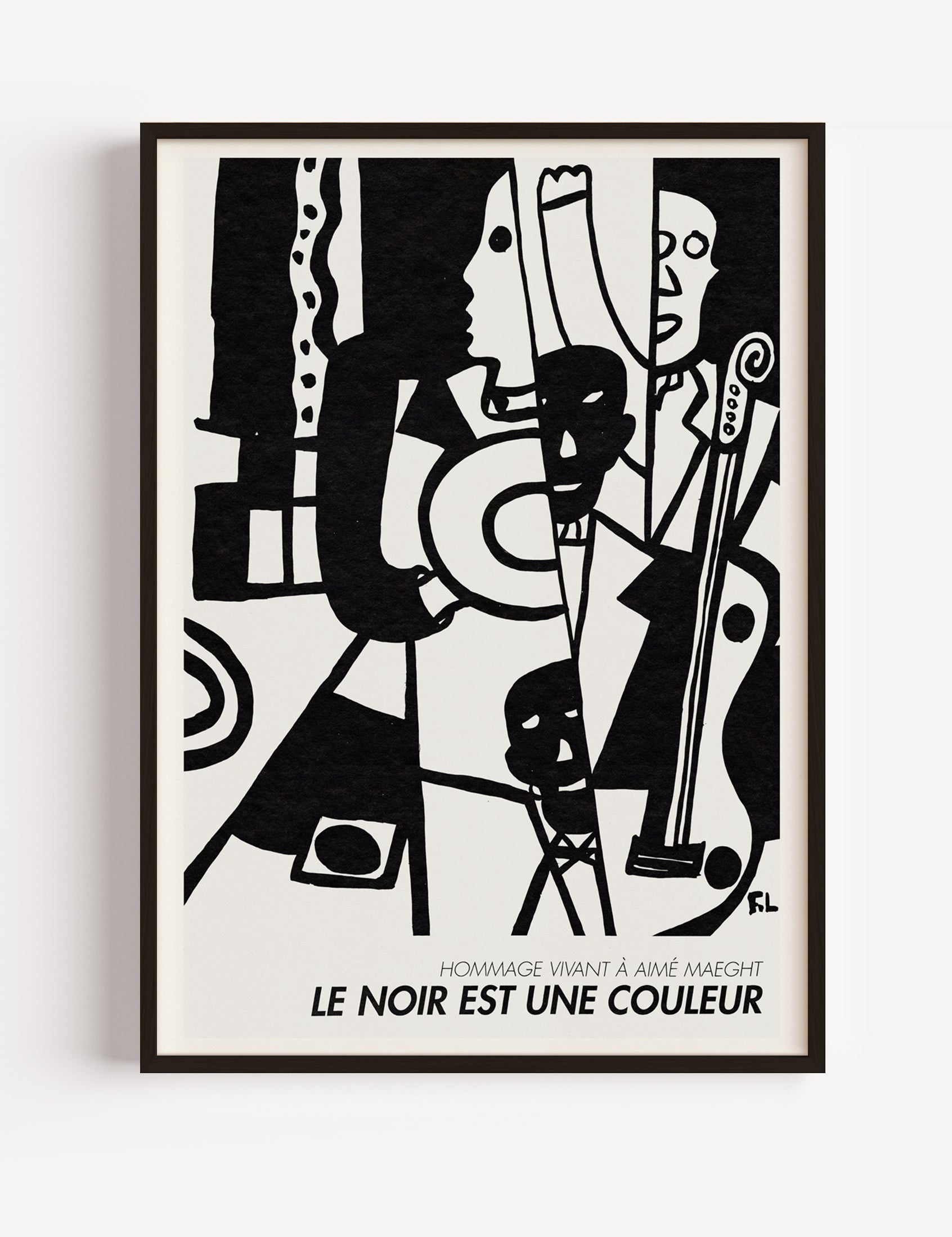 Black is a Color (in itself) Exhibition Poster