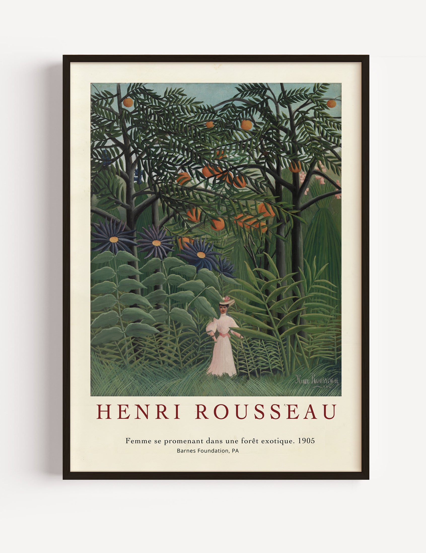Henri Rousseau,  Femme se promenant, 1905 Poster