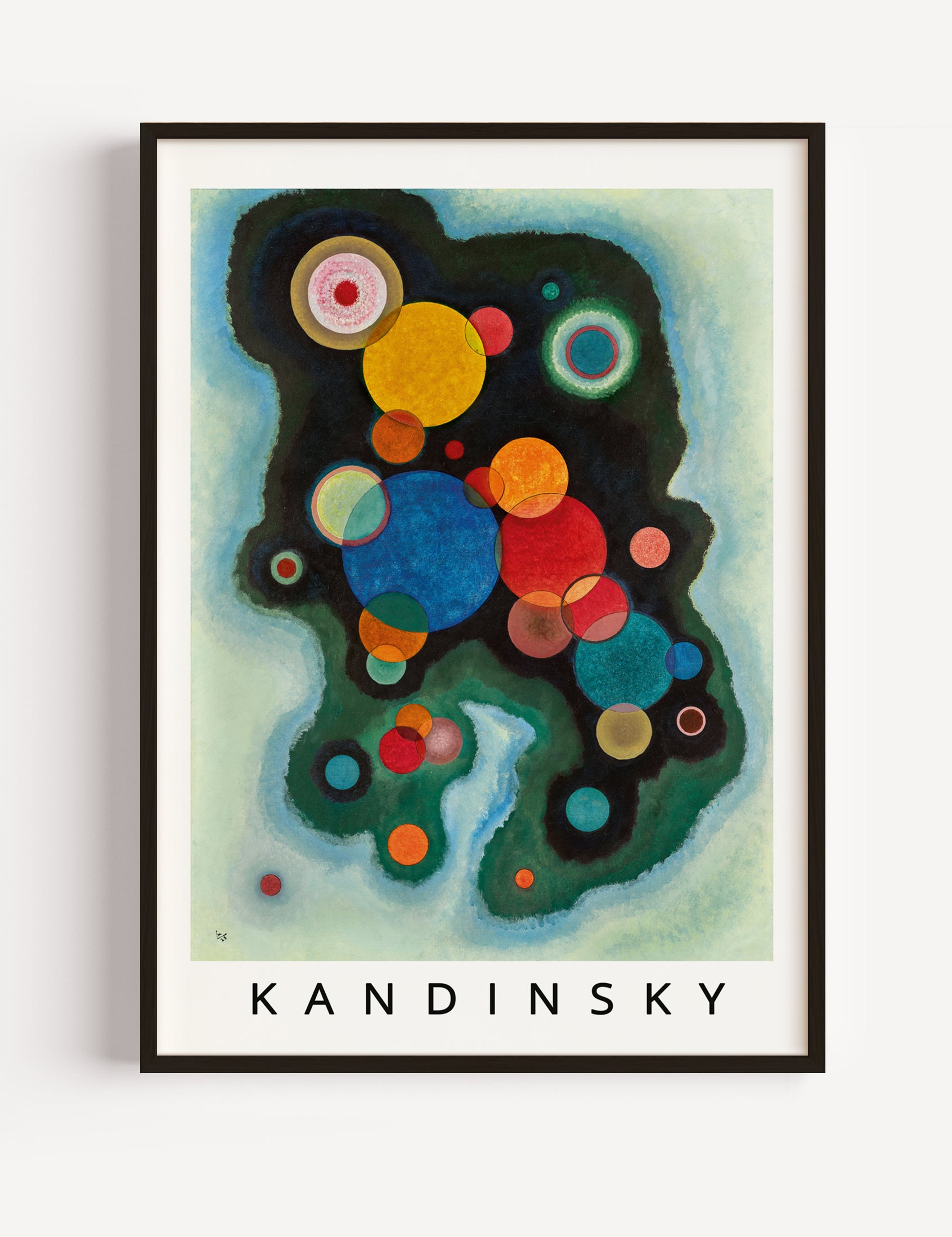Wassily Kandinsky, Deepened Impulse 1928 Poster