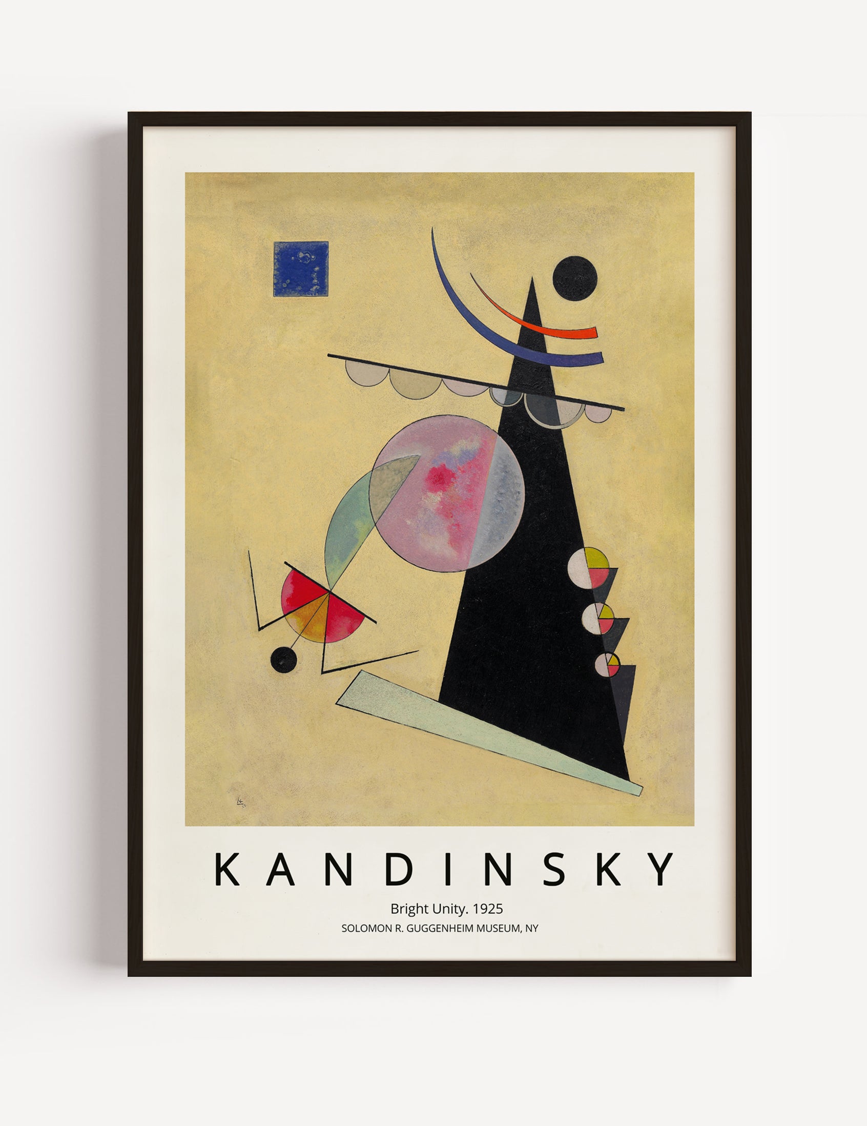 Wassily Kandinsky, Bright Unity, 1925 Poster