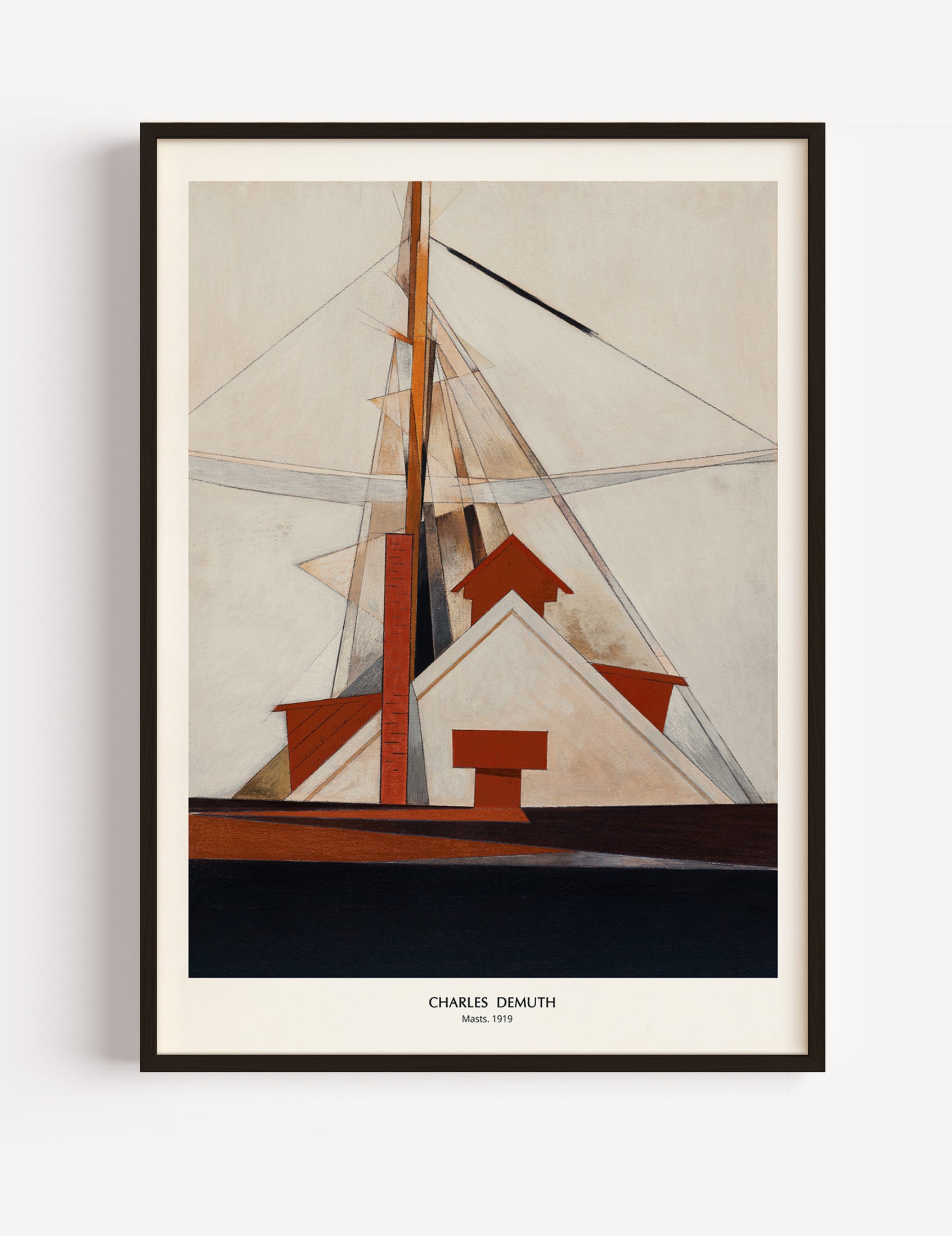 Charles Demuth, Masts, 1919 Poster