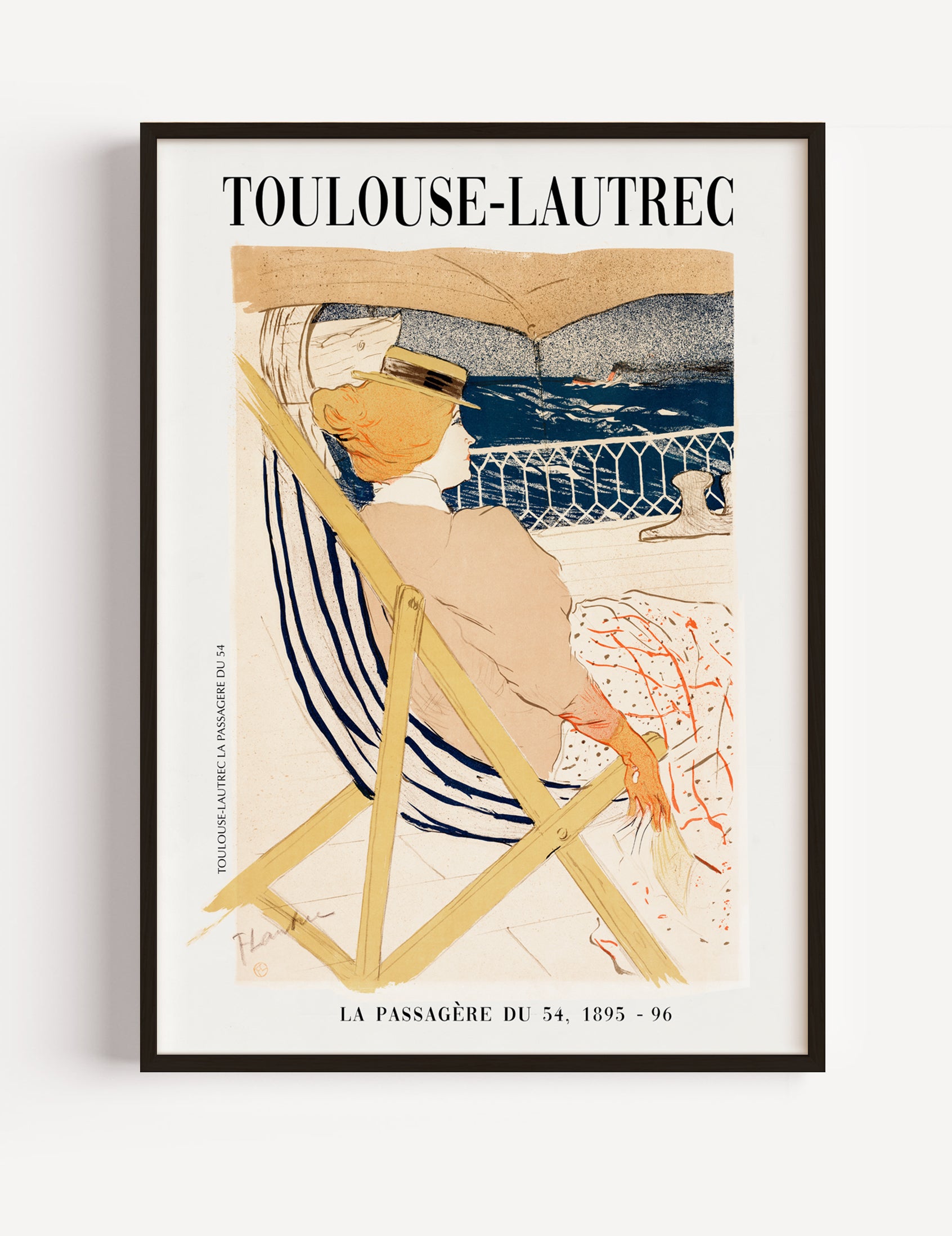 Toulouse Lautrec, La Passagère du 54, 1895 Poster