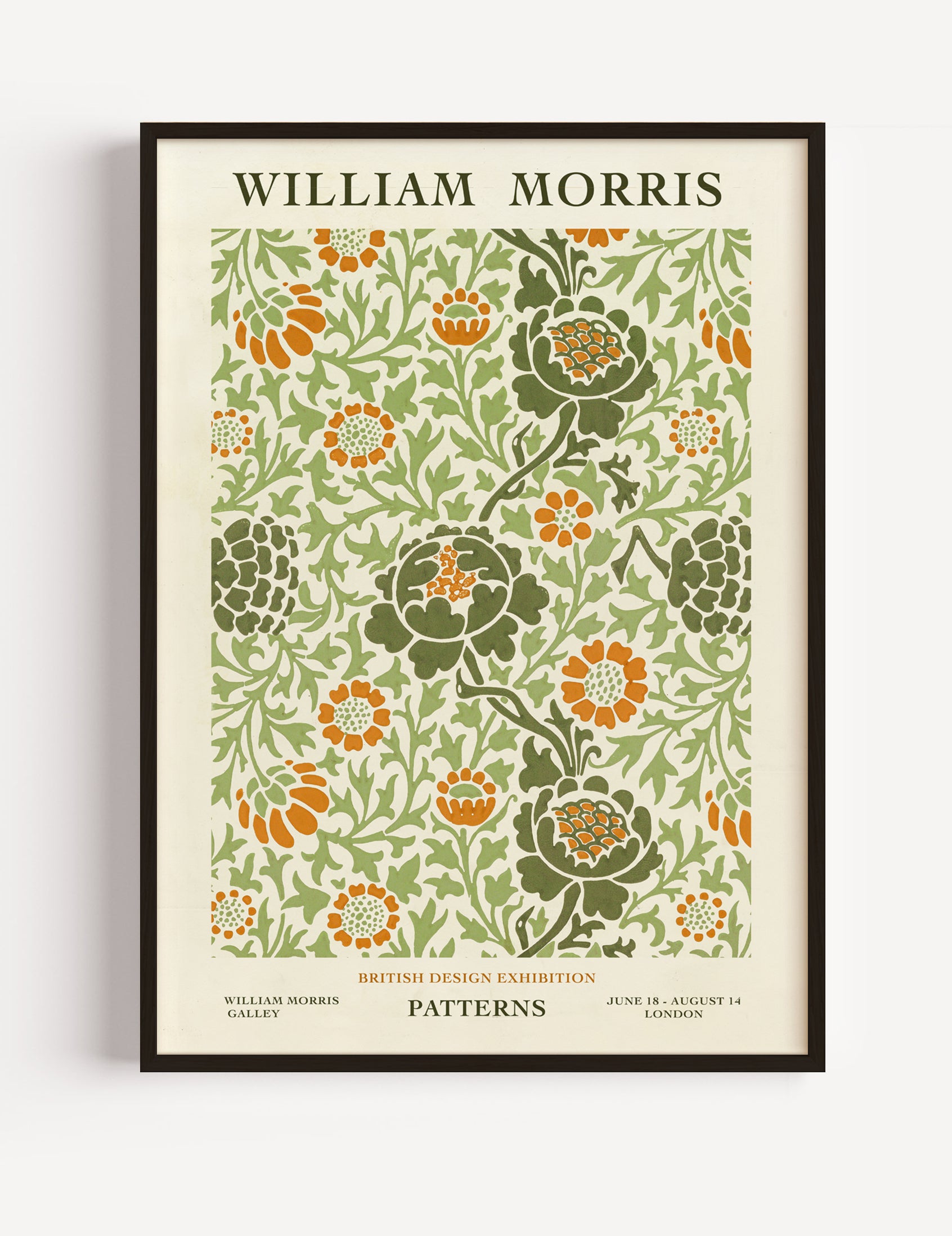 William Morris GRAFTON PATTERN 1883 Poster