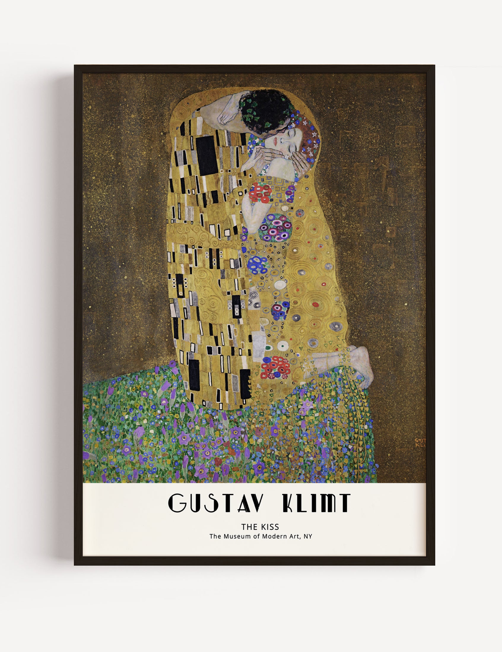 The Kiss by Gustav Klimt Poster
