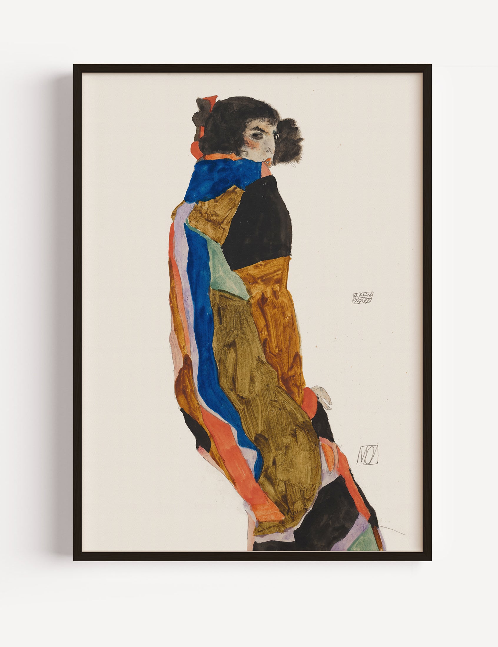 Egon Schiele, Moa 1911 Poster