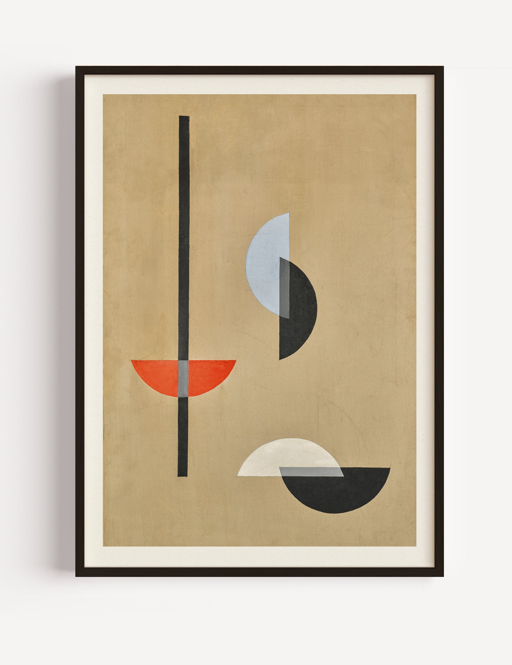 Circle Segments by László Moholy-Nagy 1921 Poster